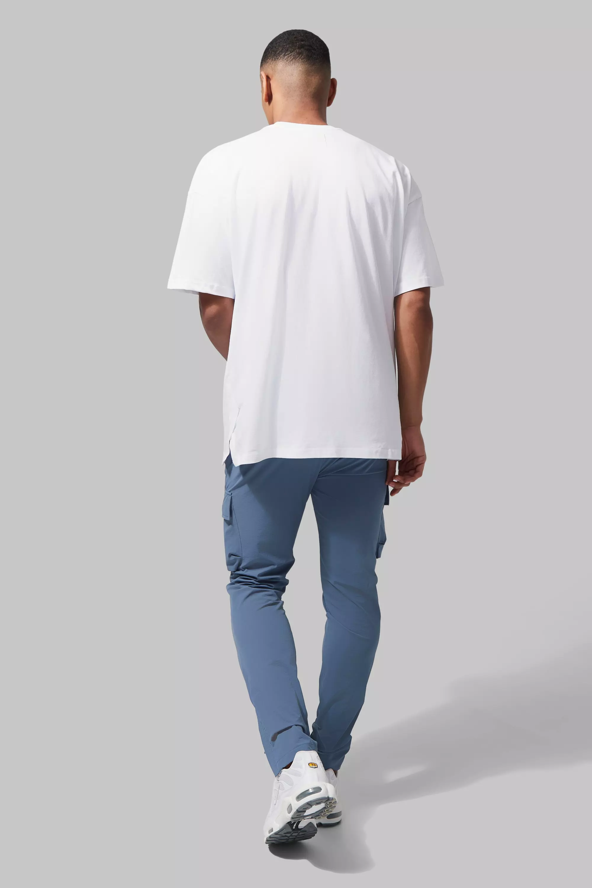 Jersey Oversized Side Split T-Shirt, All Clothing Sale