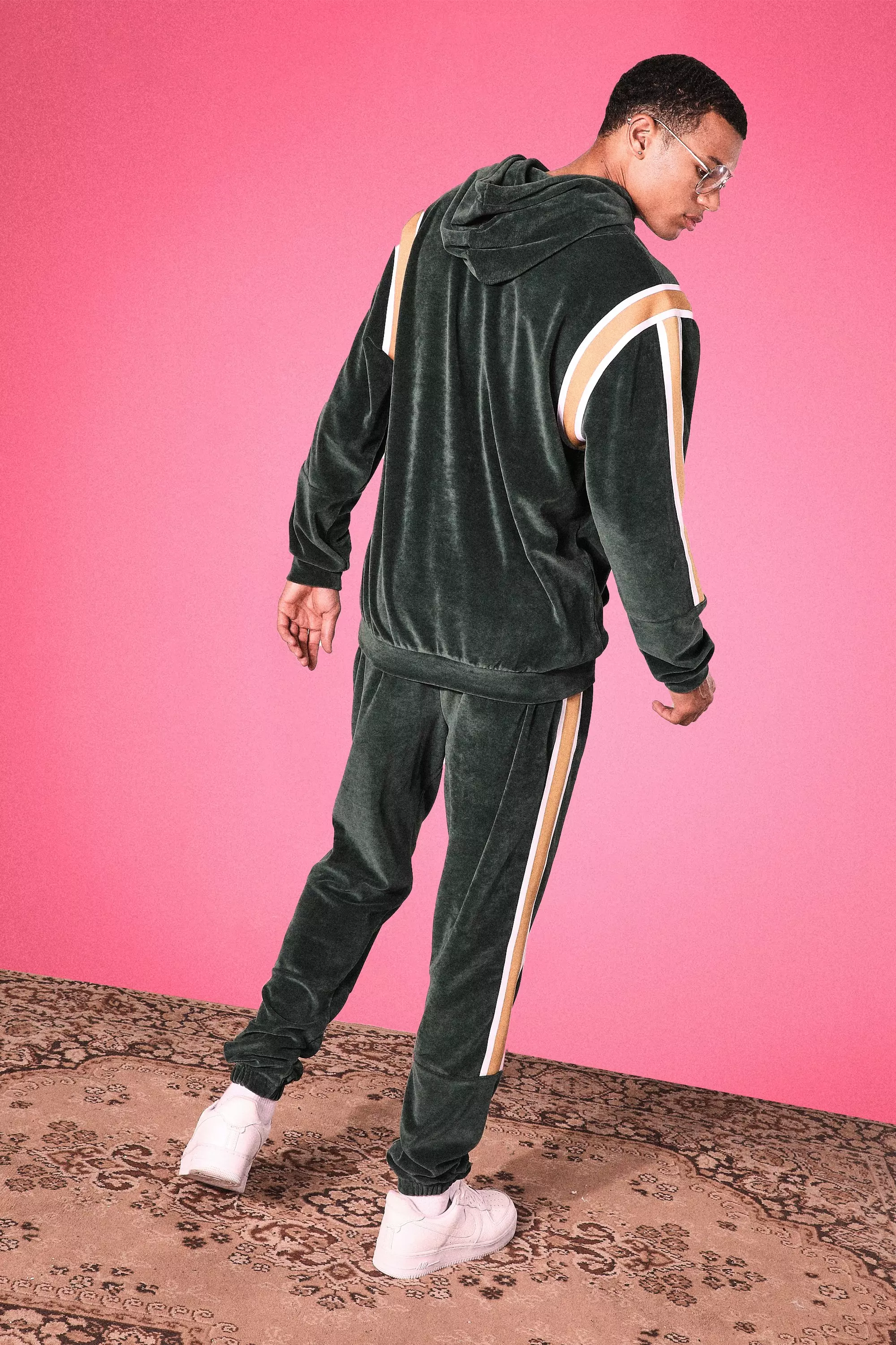 Tall best sale velour tracksuit