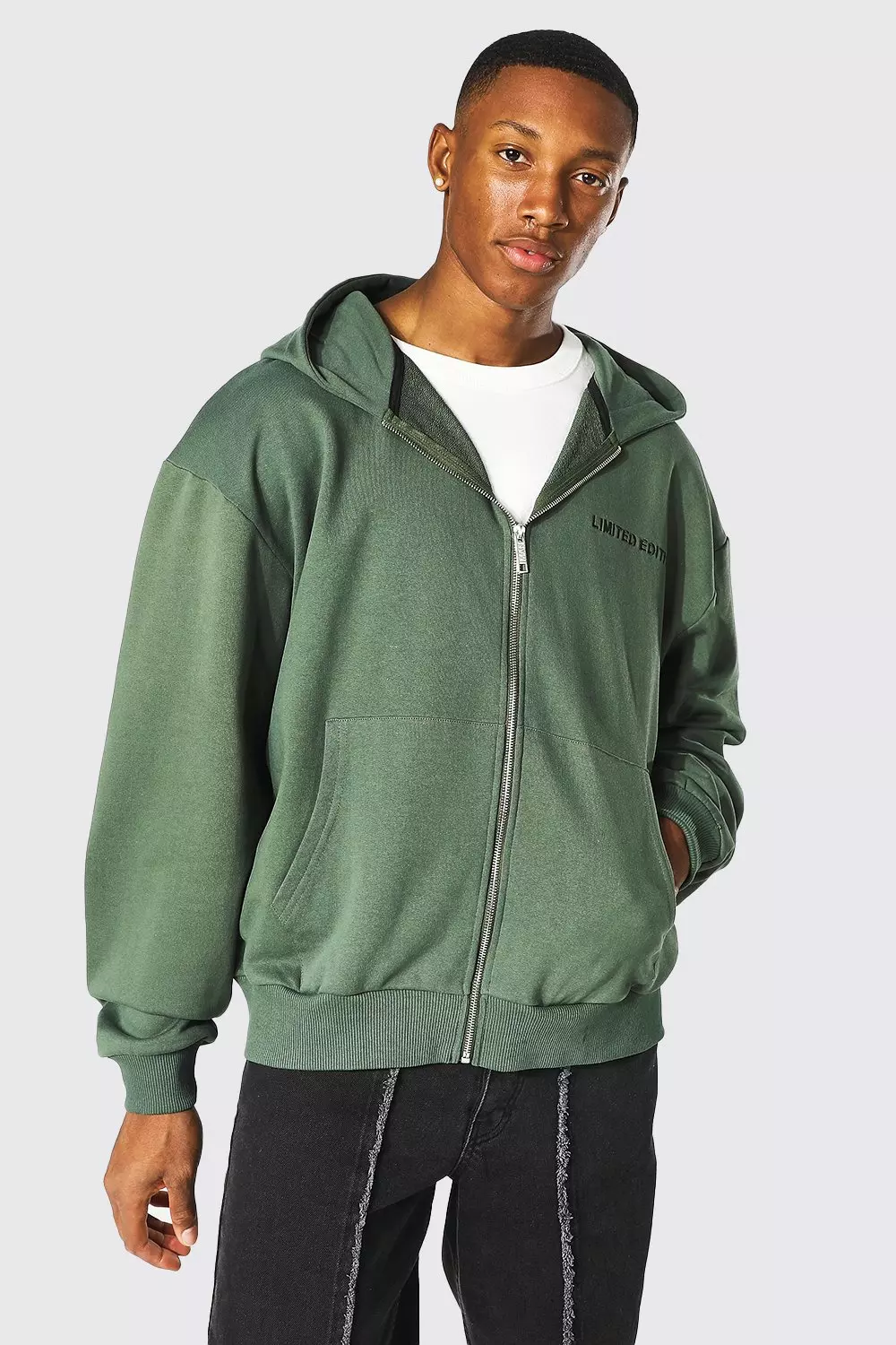 Heavyweight shop zip hoodie