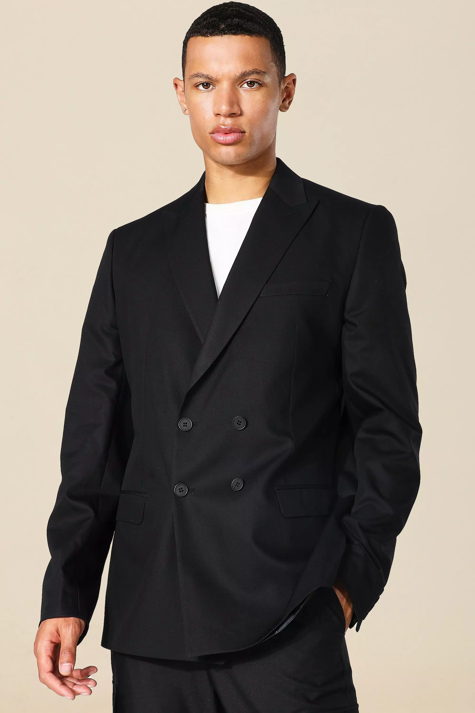 Big and tall outlet double breasted blazer