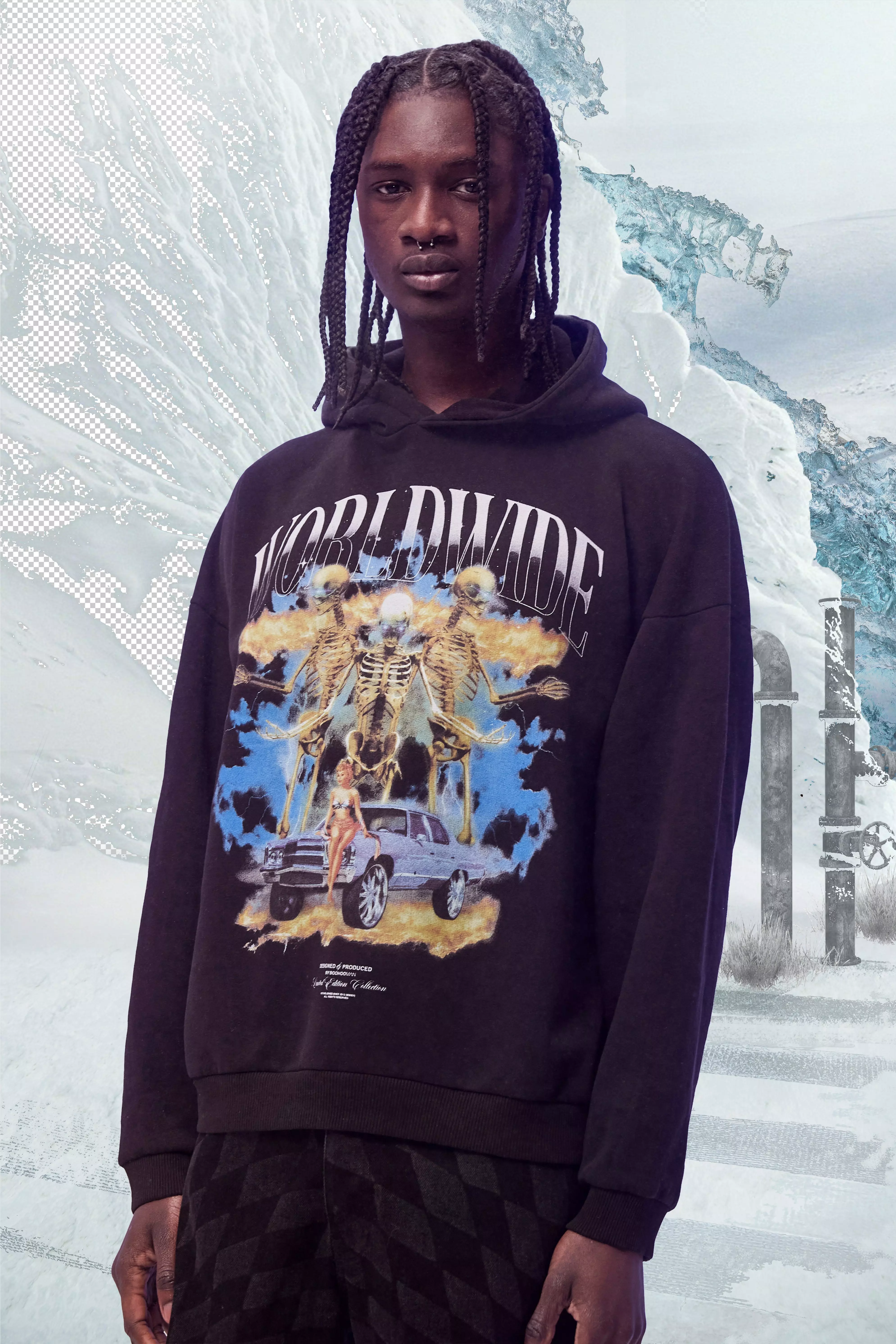 Worldwide Skeleton Hoodie