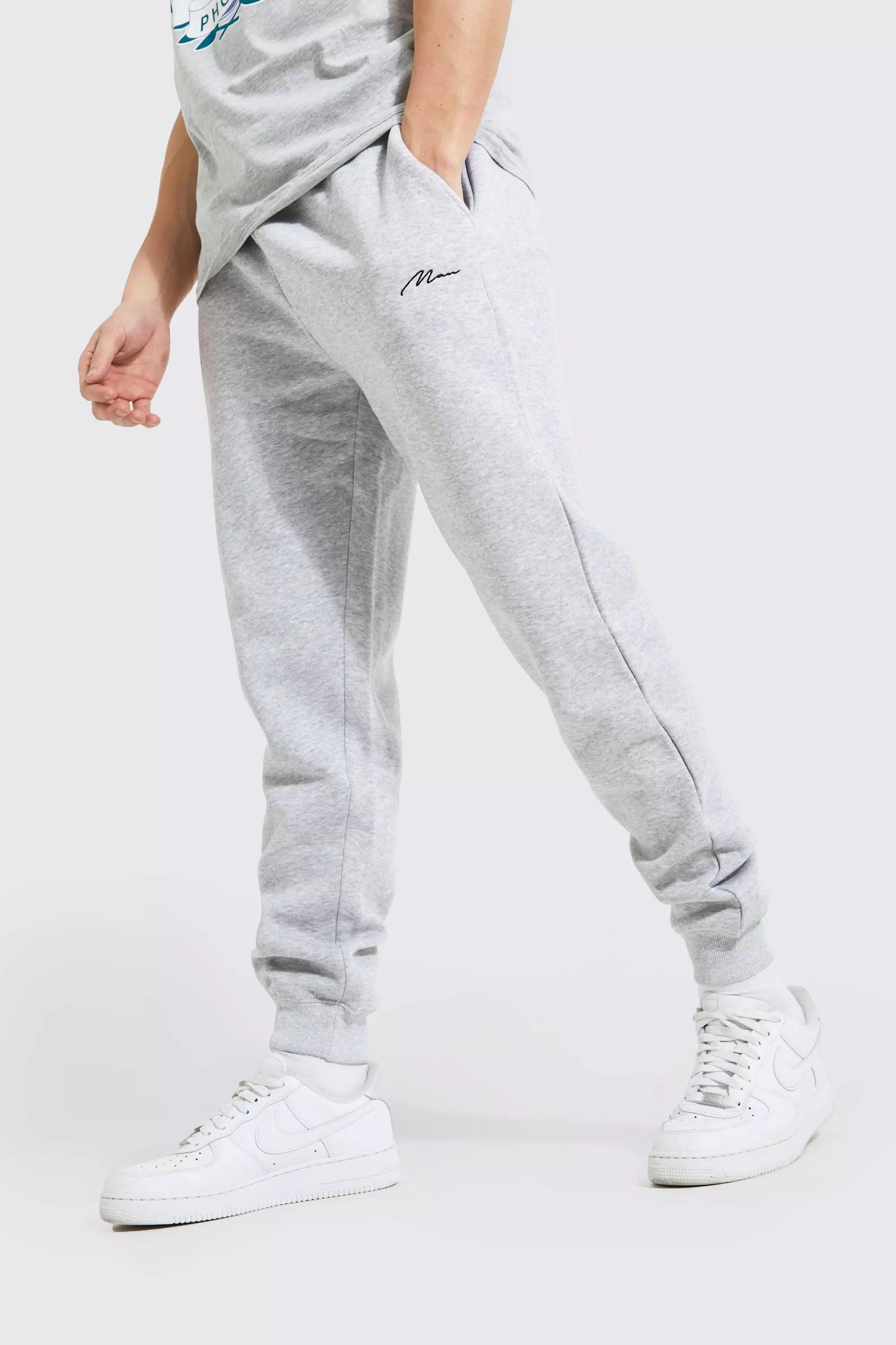 Basic Skinny Fit Joggers boohooMAN