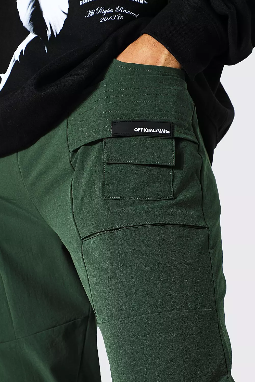 Slim Stretch 3d Pocket Cargo Trousers