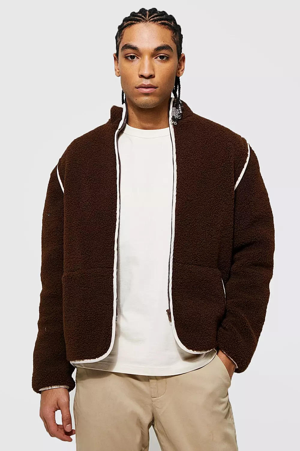 Mens 2024 borg coat