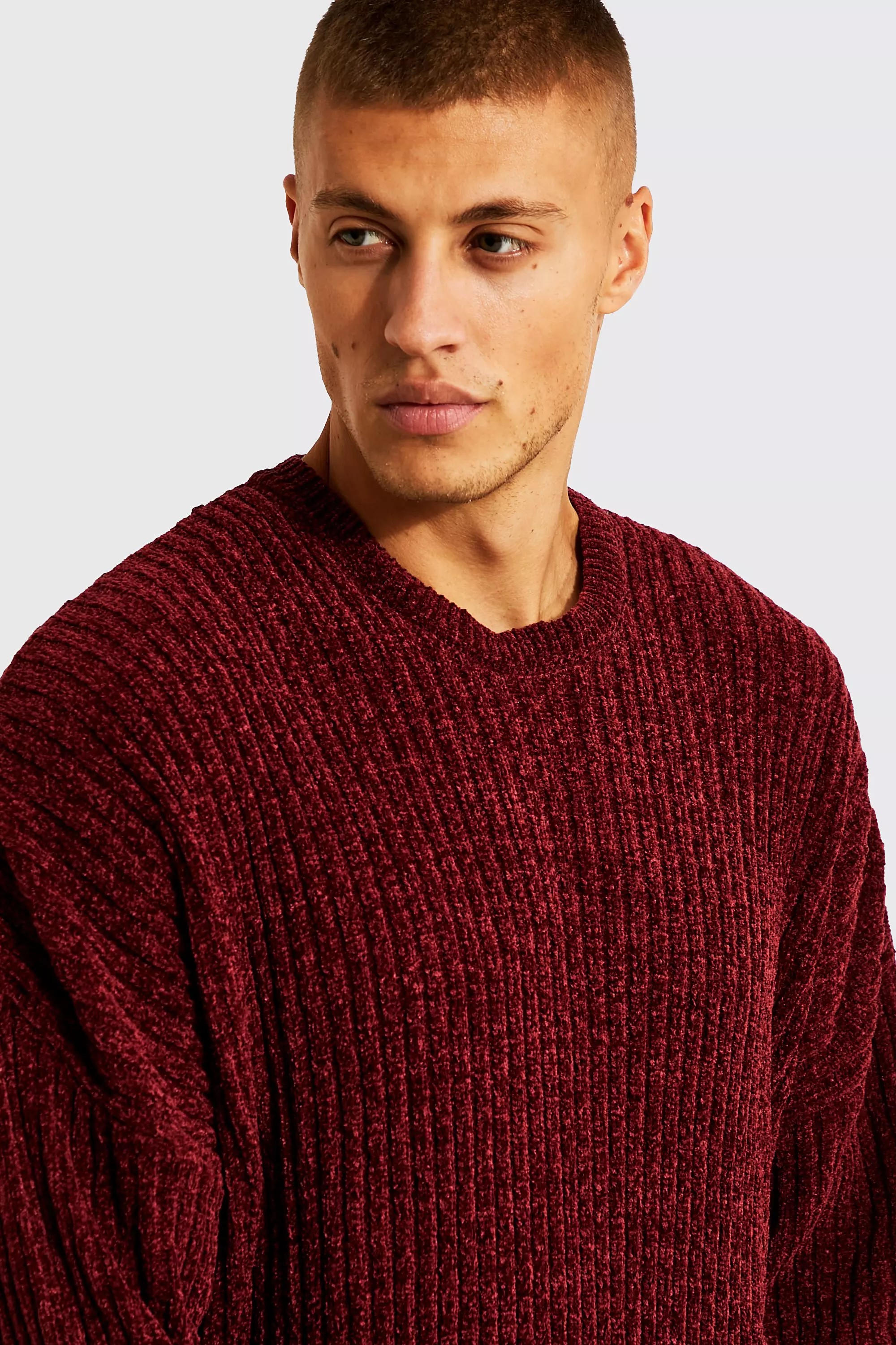 Burgundy 2025 chenille jumper