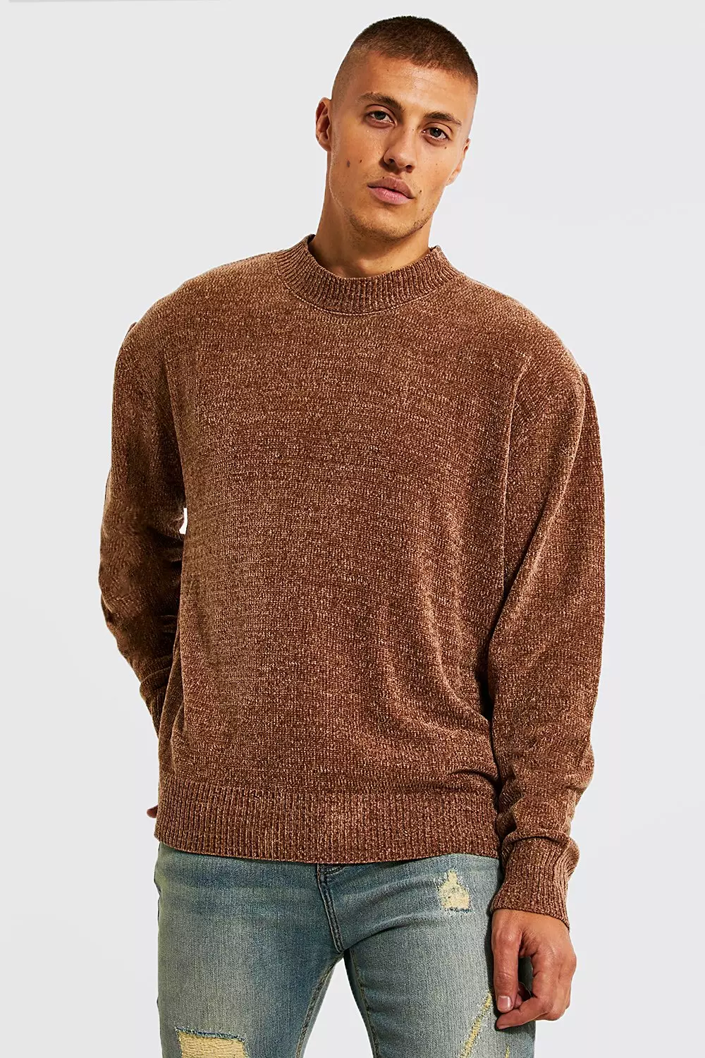 Oversized hotsell chenille jumper