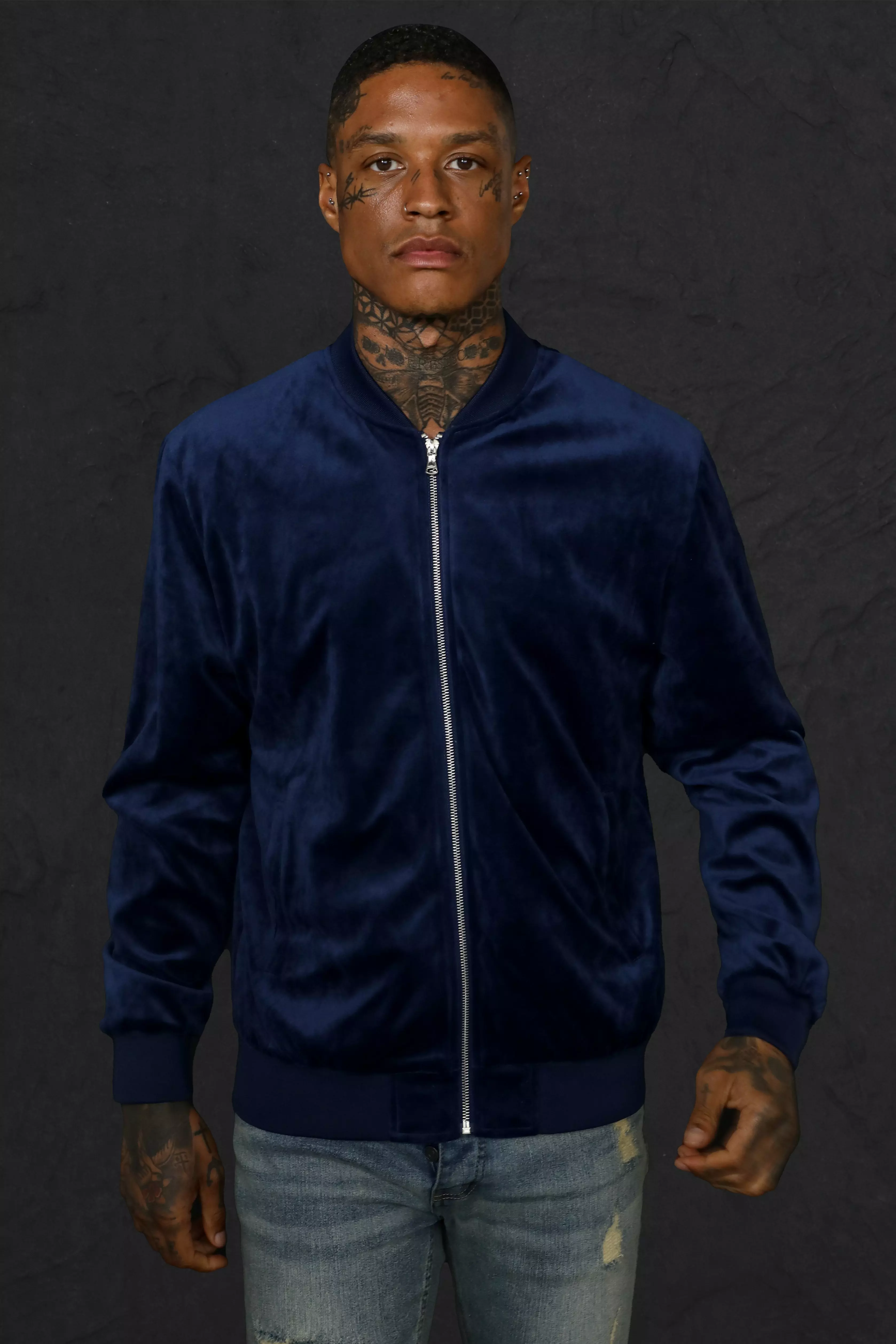 Represent velour sale bomber