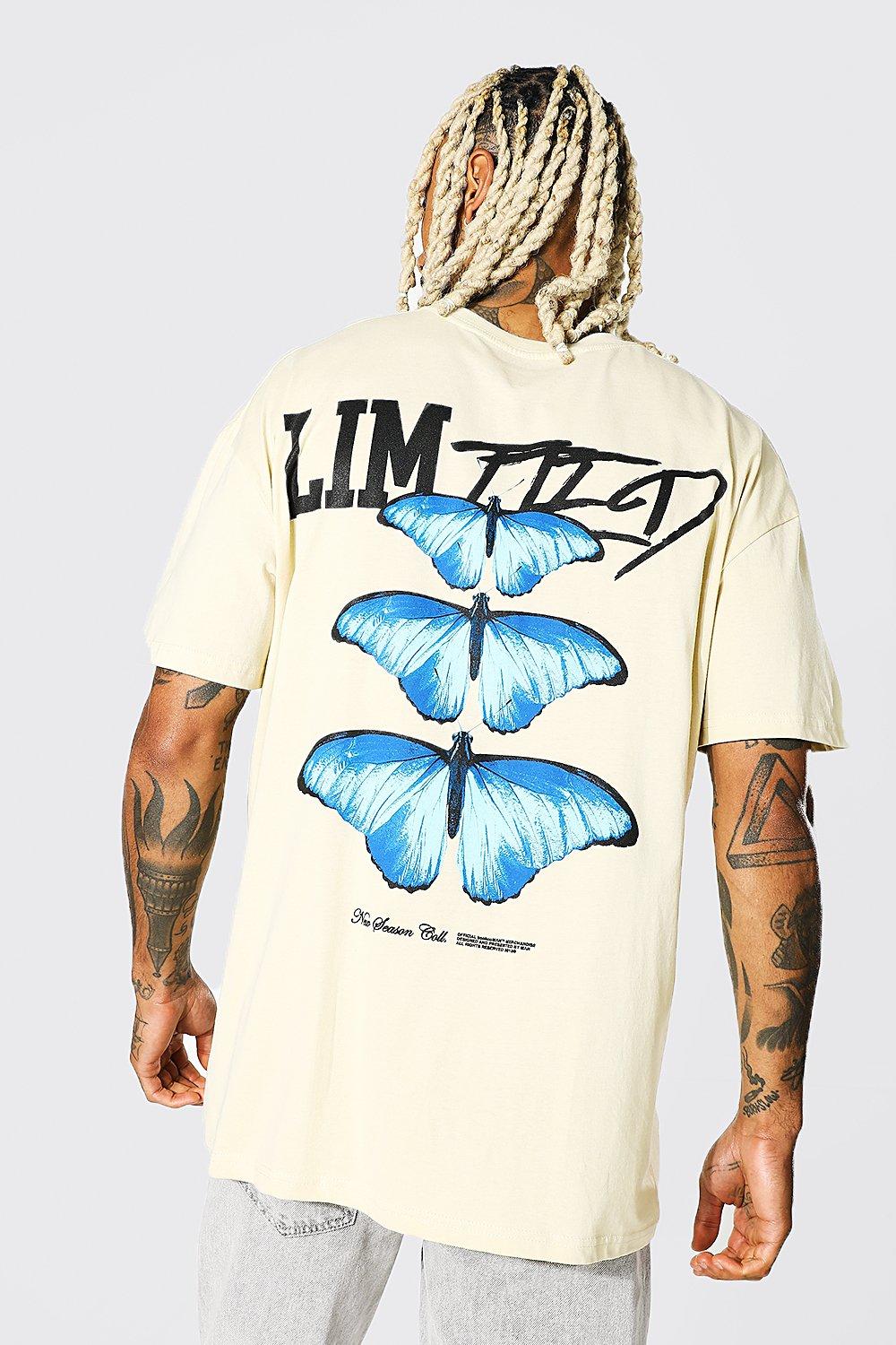 oversized butterfly t shirt