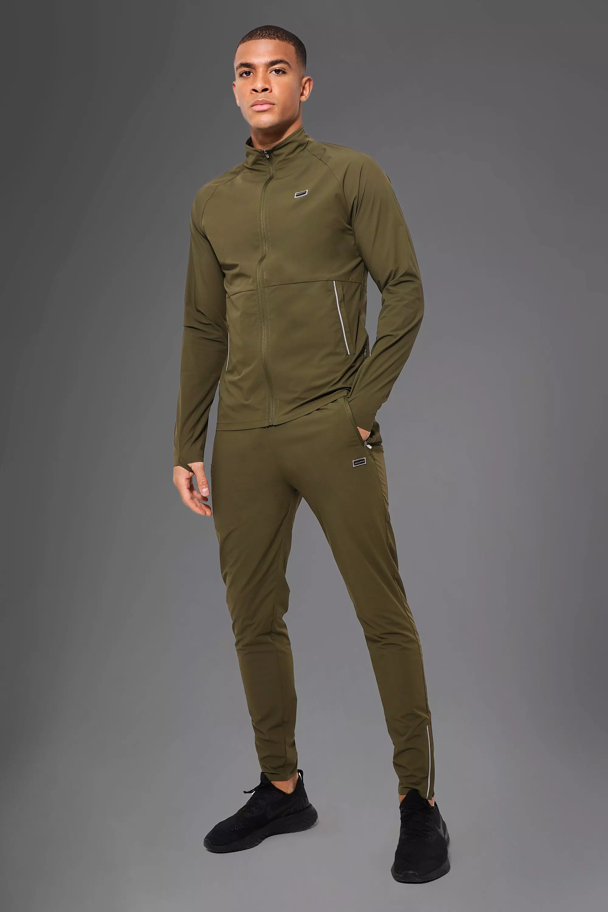 Khaki nike tracksuit store mens