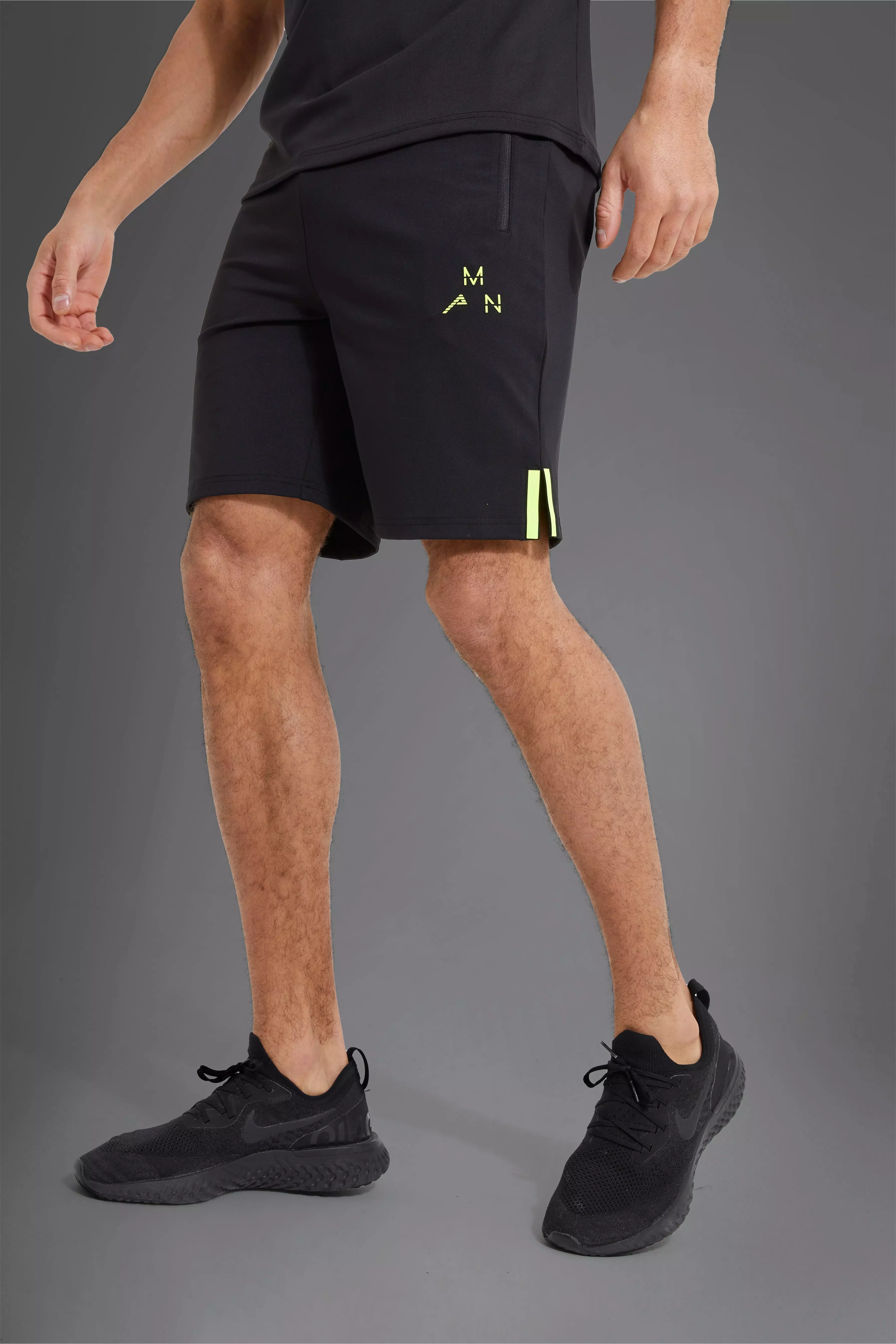 Neon store gym shorts