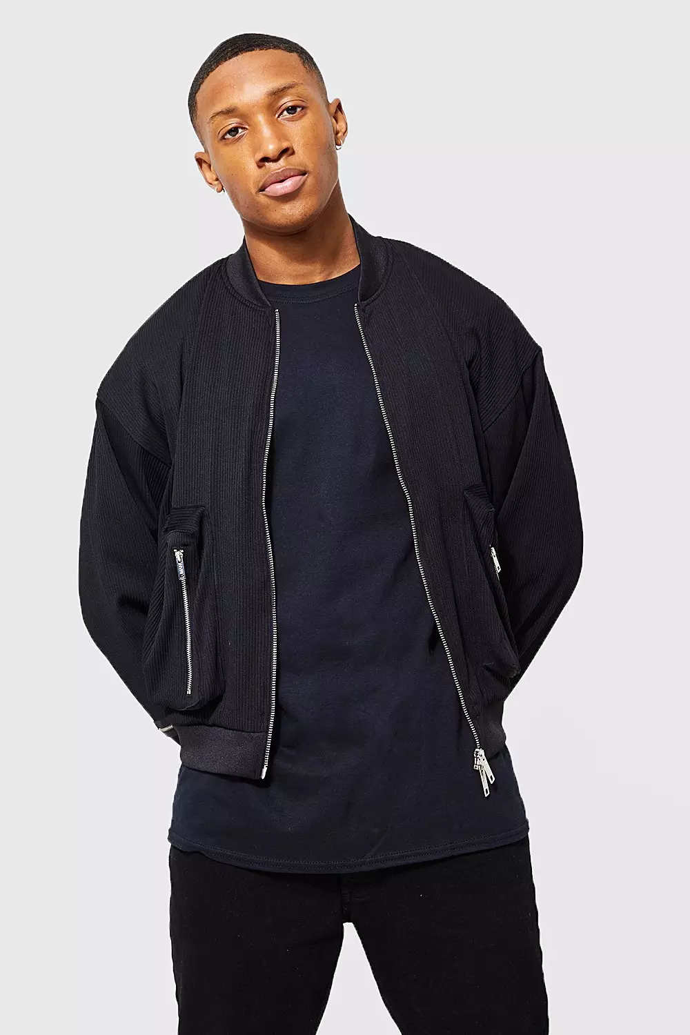 Pleated deals jacket mens