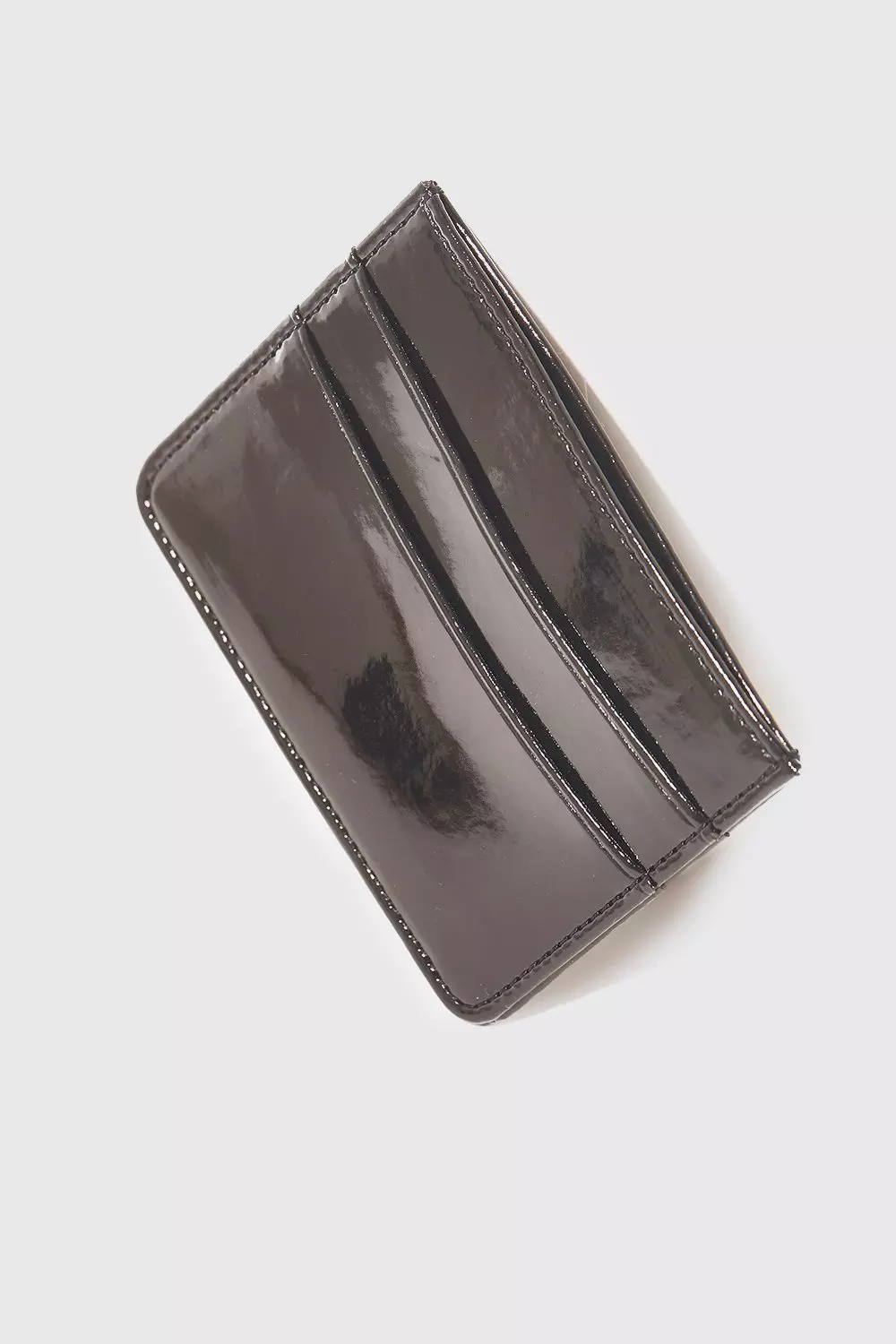 BoohooMAN Faux Leather Card Holder in Gray for Men