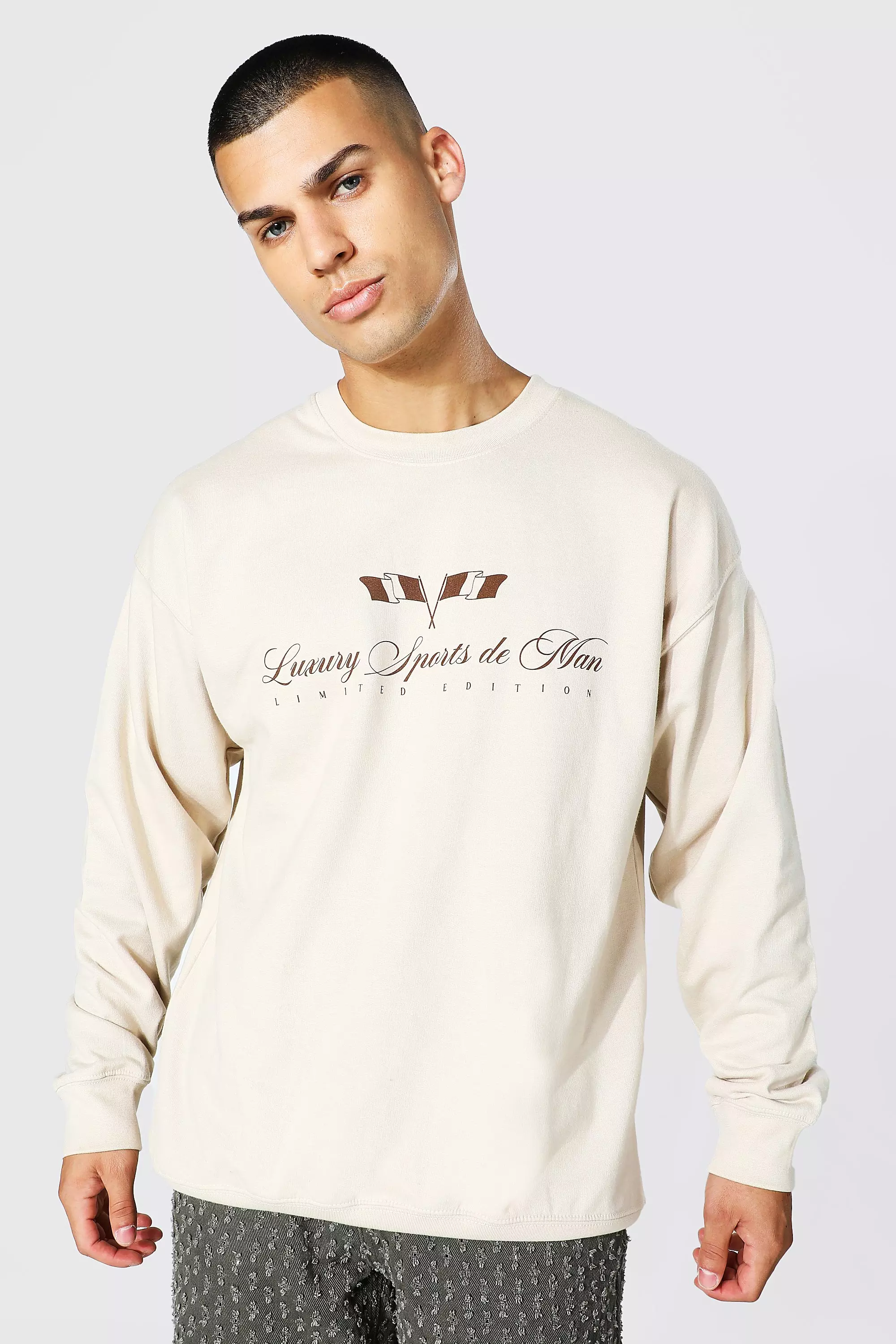 Oversized best sale sports sweatshirts