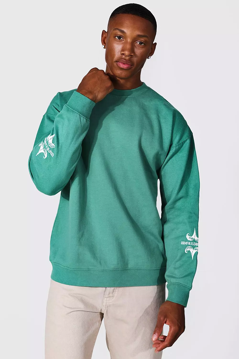 Forest print sweatshirt hot sale