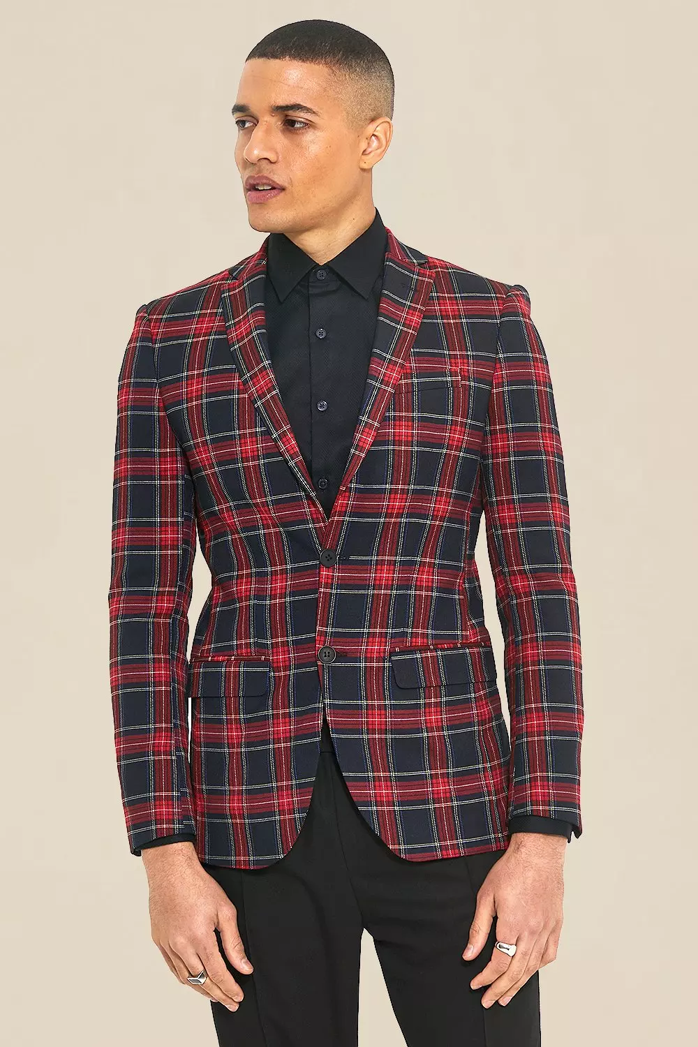 Tartan blazer shop