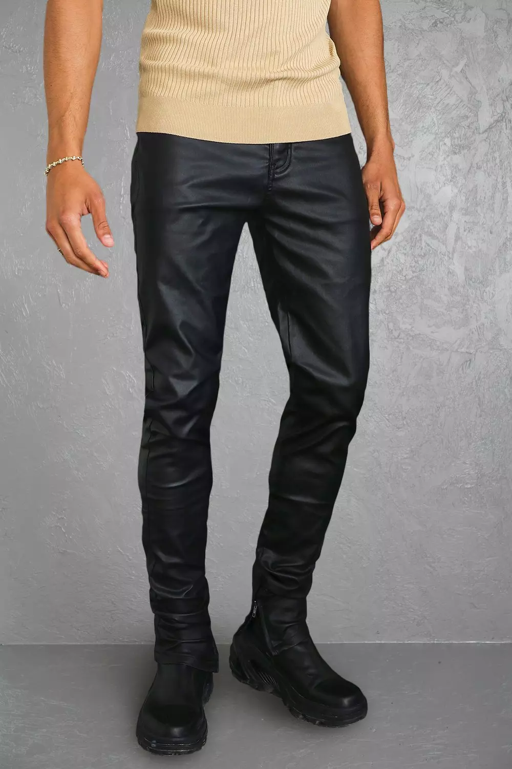 Coated Denim, Men's Coated Jeans