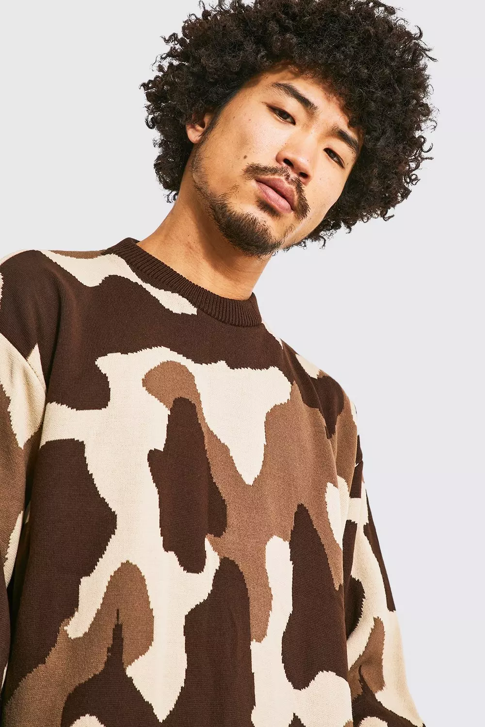 Represent Jacquard Sweater - Camo