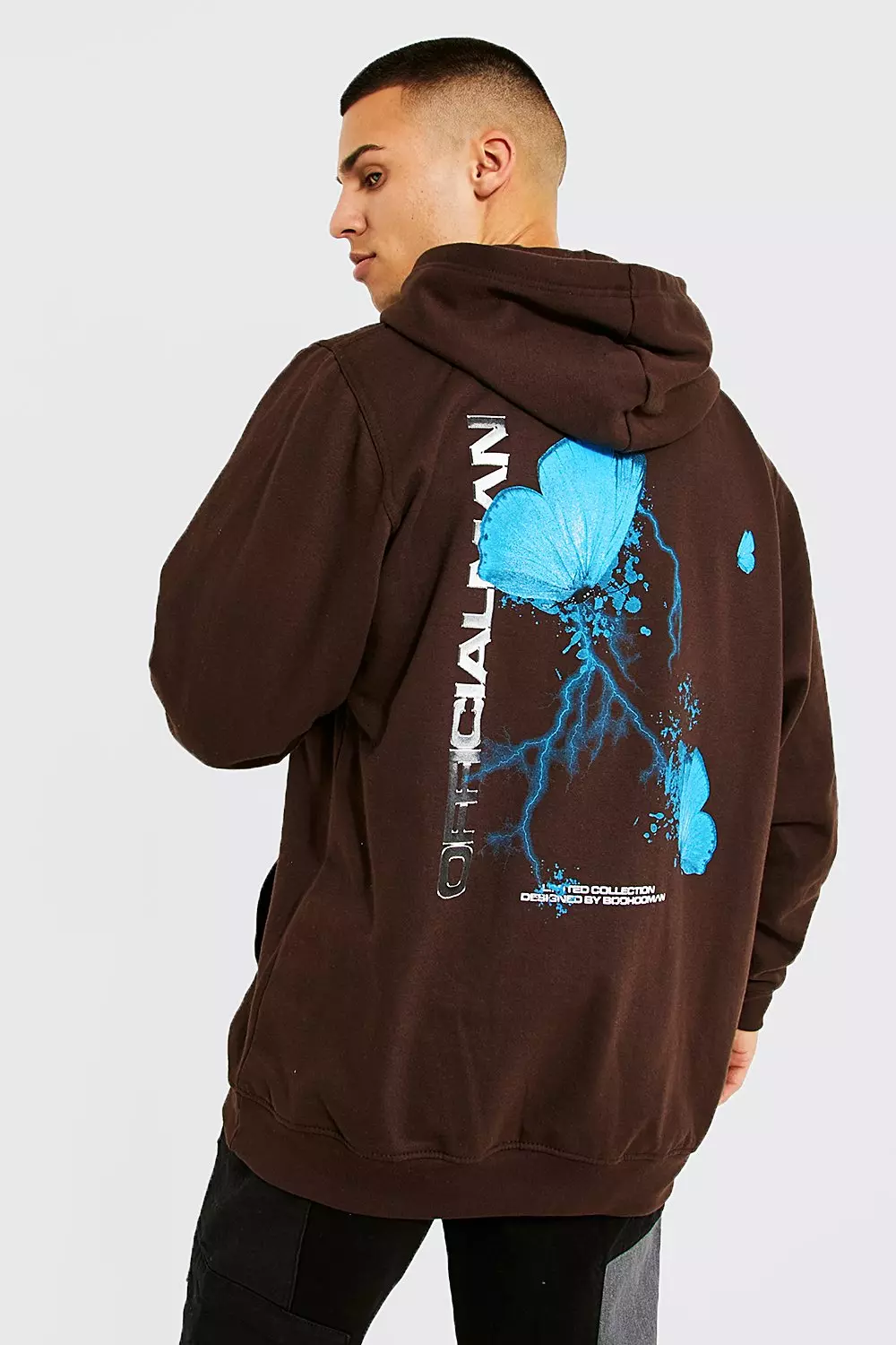 Men butterfly online hoodie