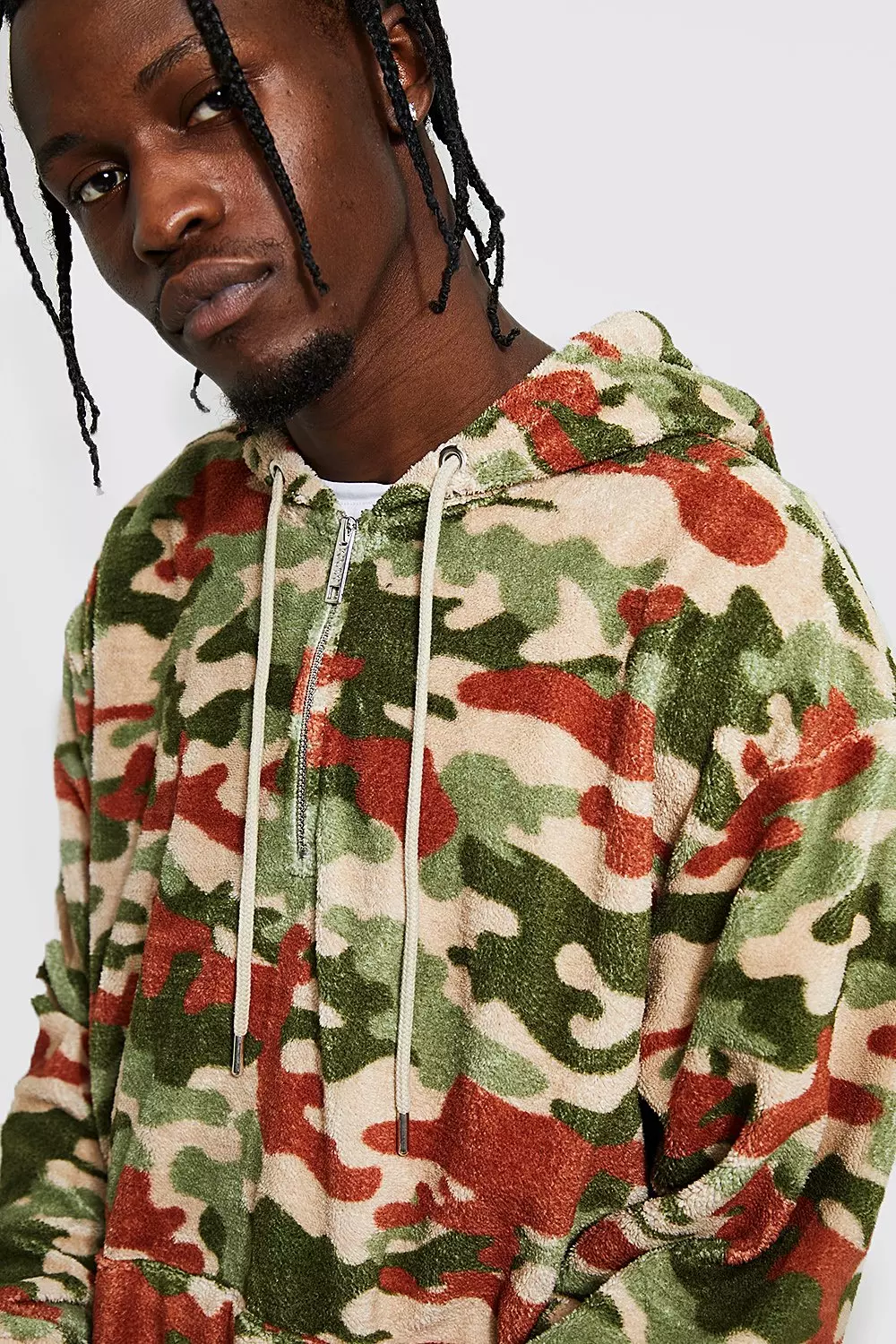 Oversized discount camo hoodie