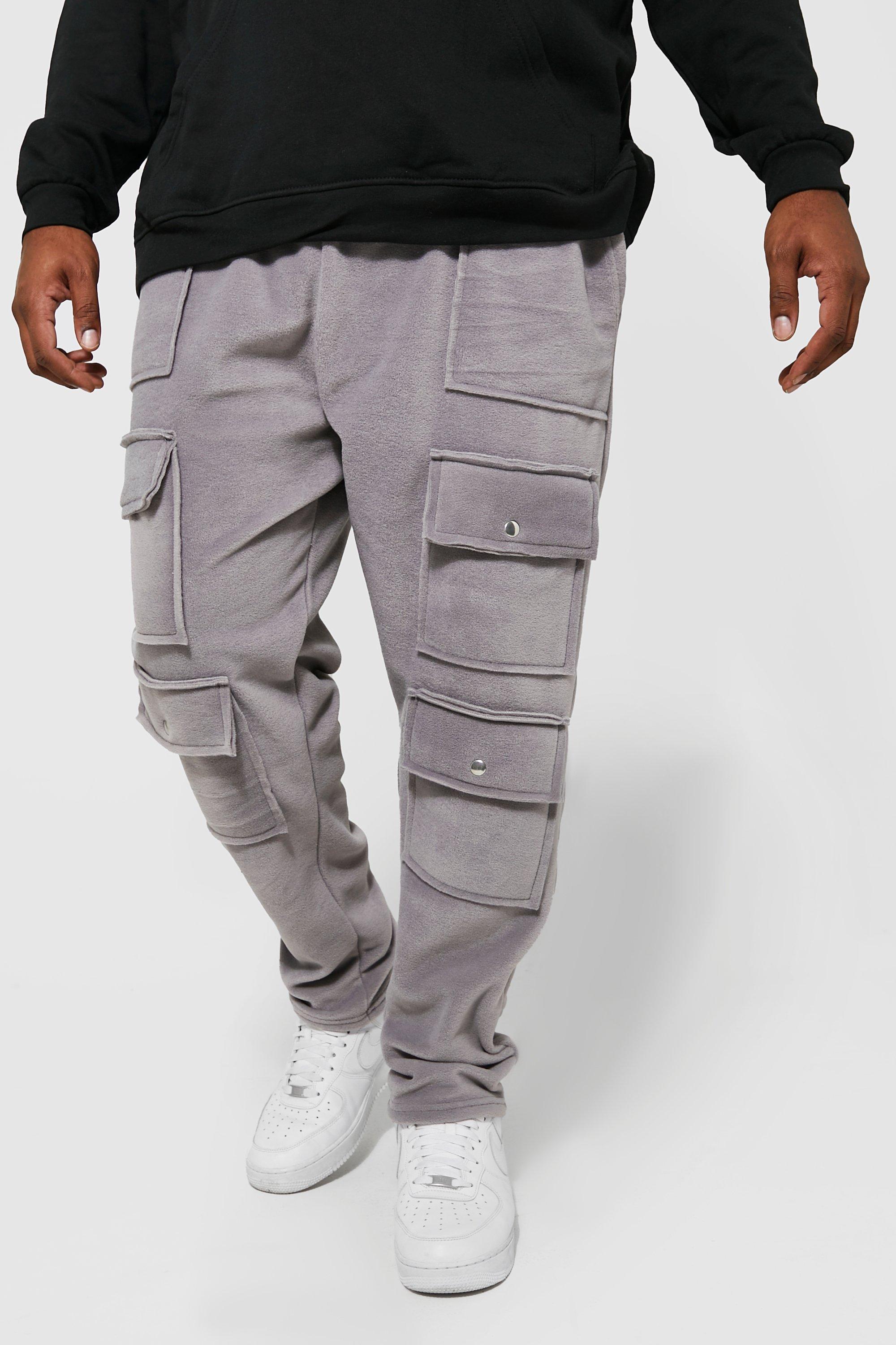 cargo pocket fleece pants