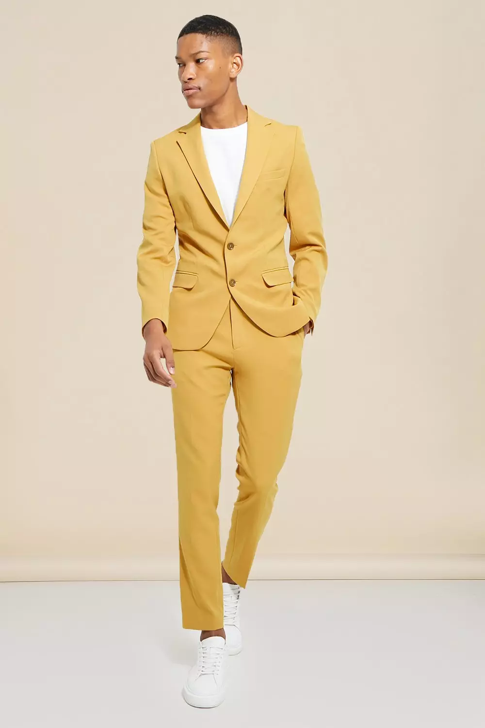 Skinny Single Breasted Suit Jacket