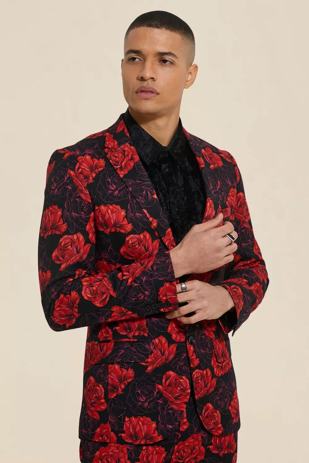 Floral shop suit jacket