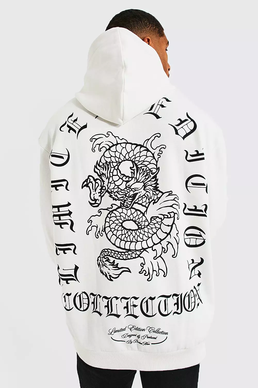 Dragon discount printed hoodie