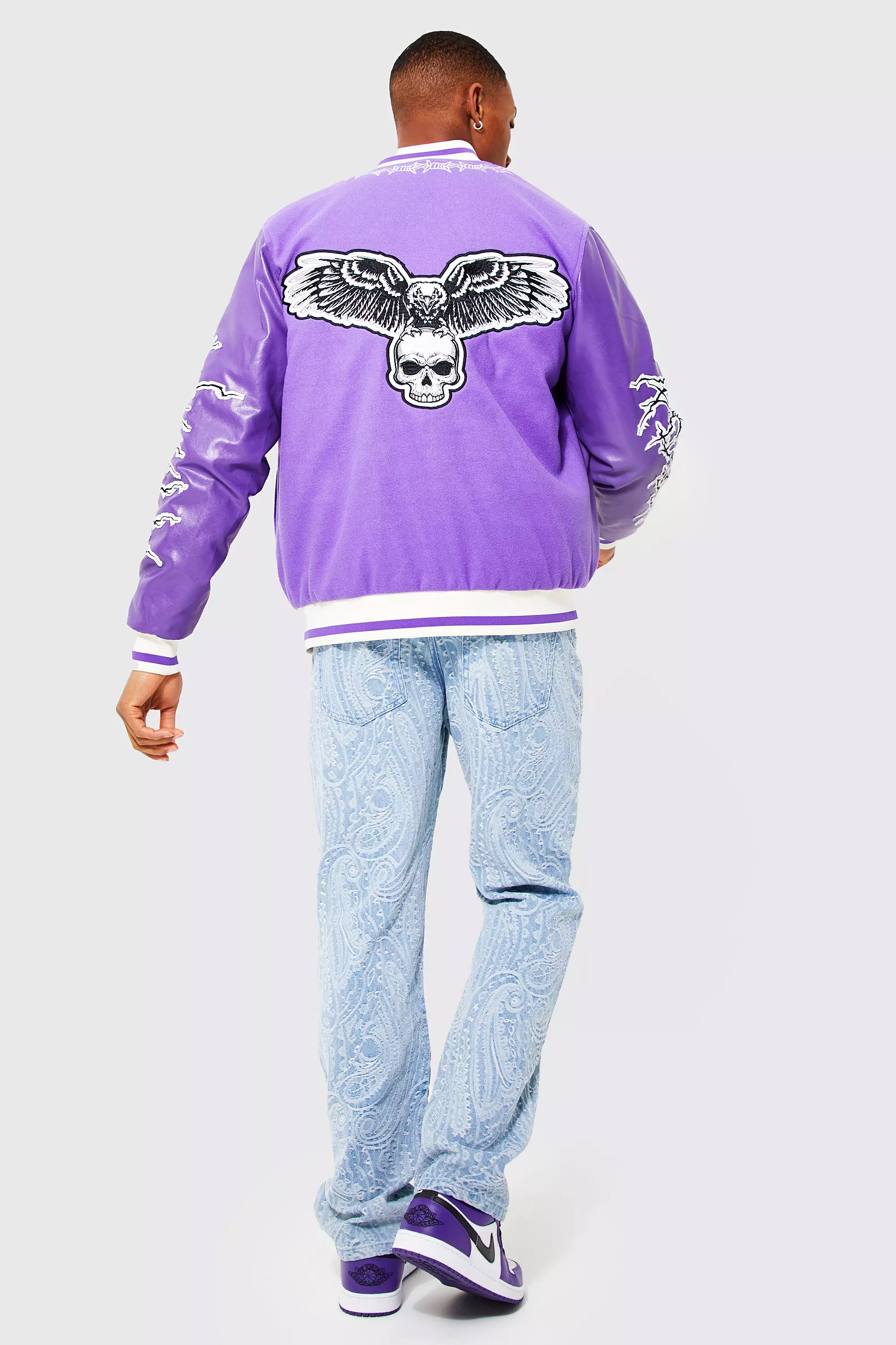 Gucci Purple Varsity Jacket : r/DesignerReps