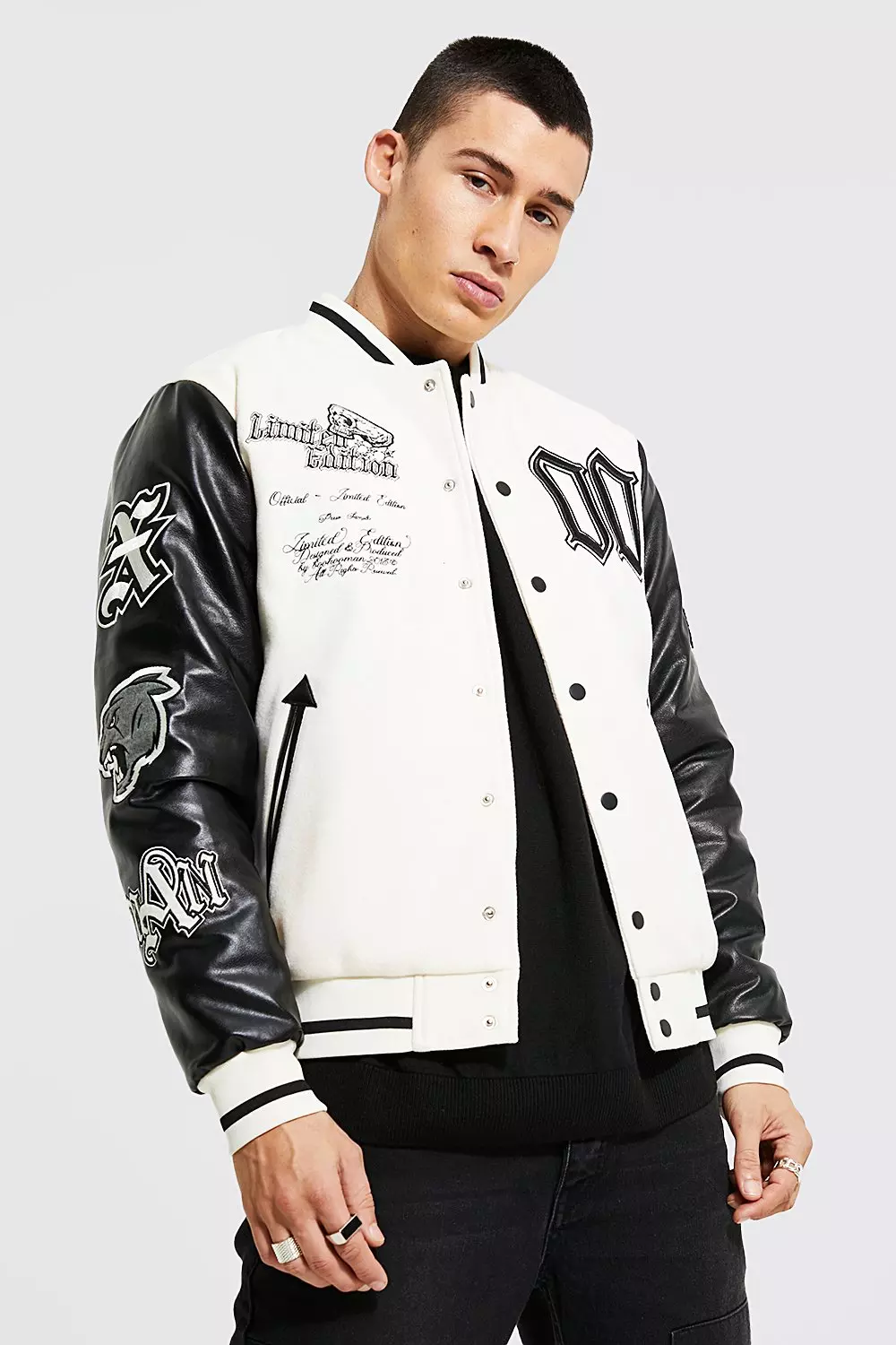 Limited Edition Broken Skull Varsity Jacket