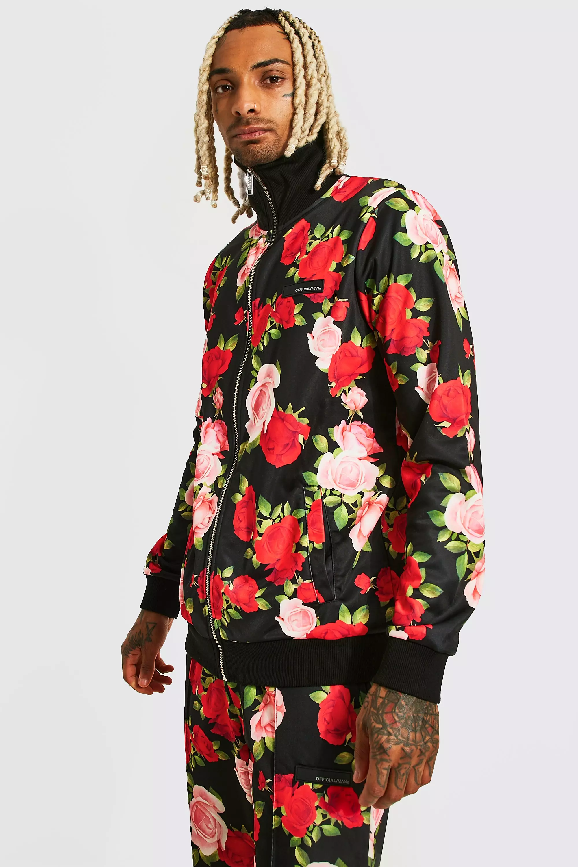 Nike floral 2025 tracksuit mens