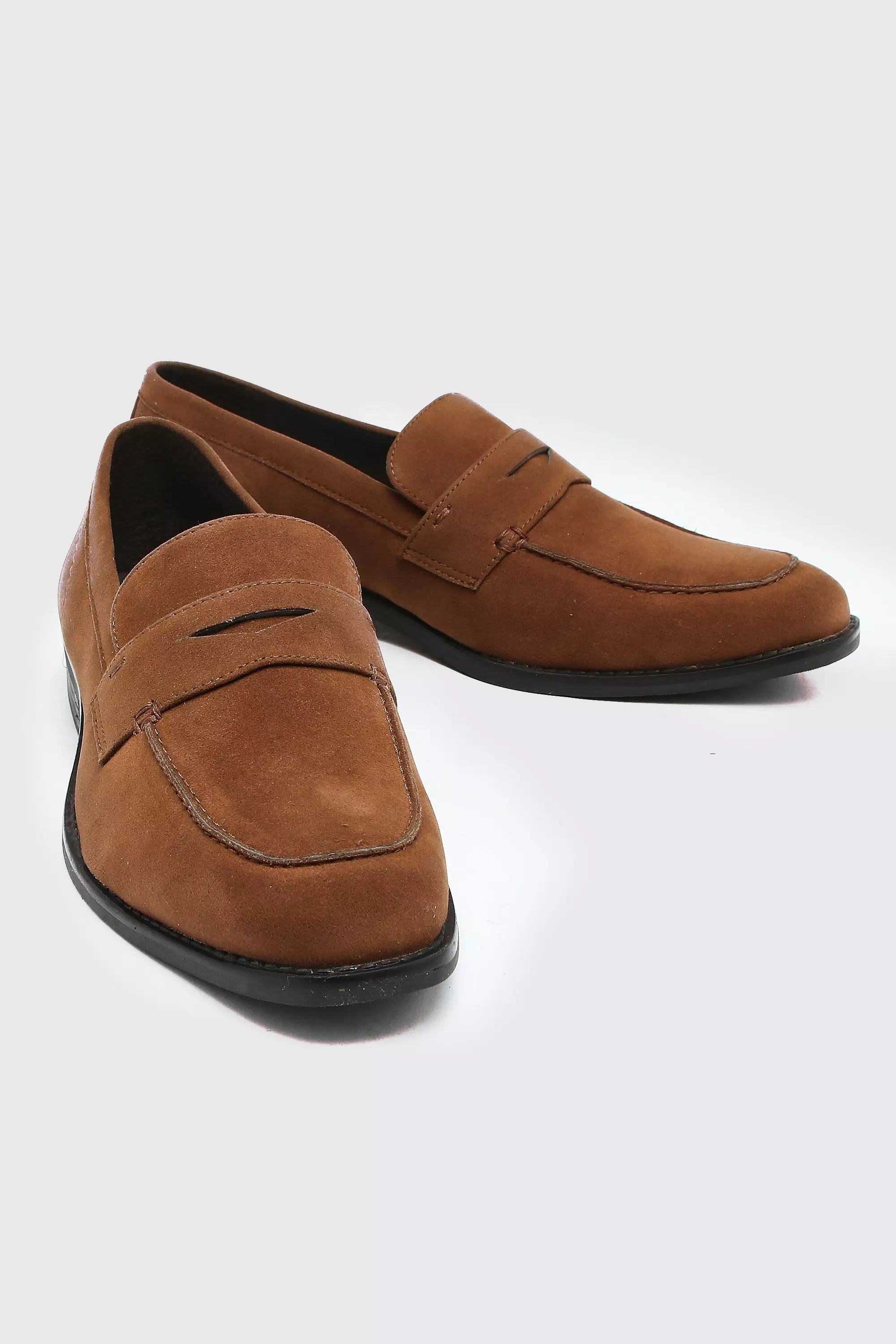 Faux store suede loafers