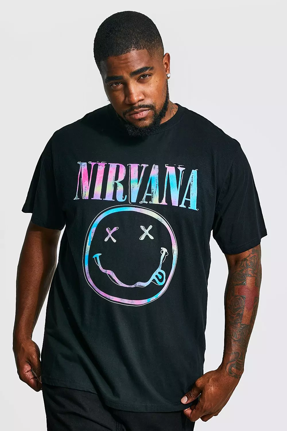 nirvana black t shirt