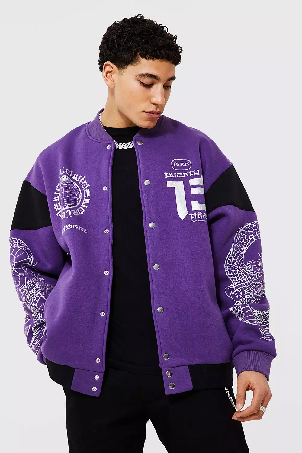 Boohooman bomber clearance