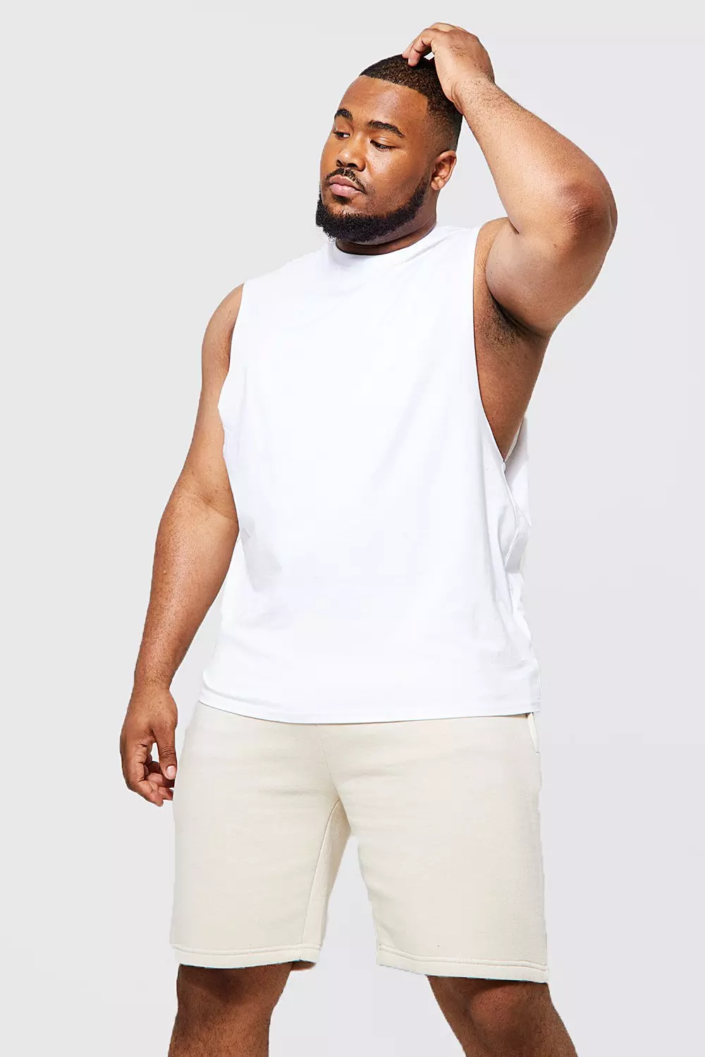 Plus Basic Drop Armhole Tank