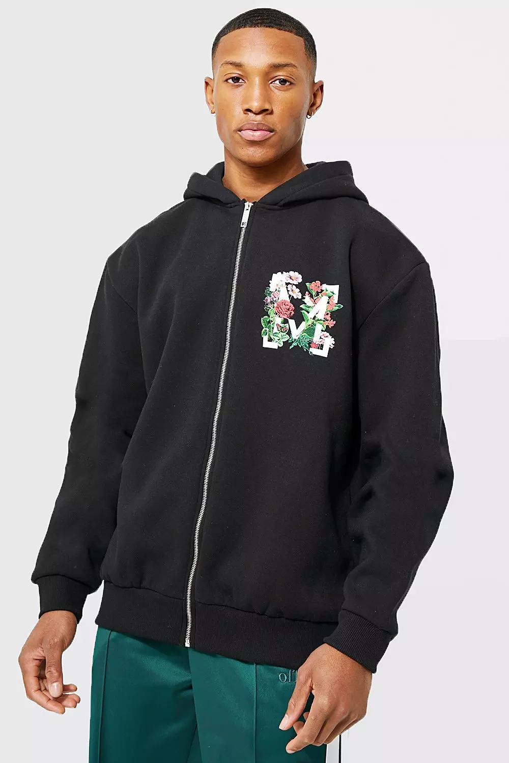 Floral hoodie online men