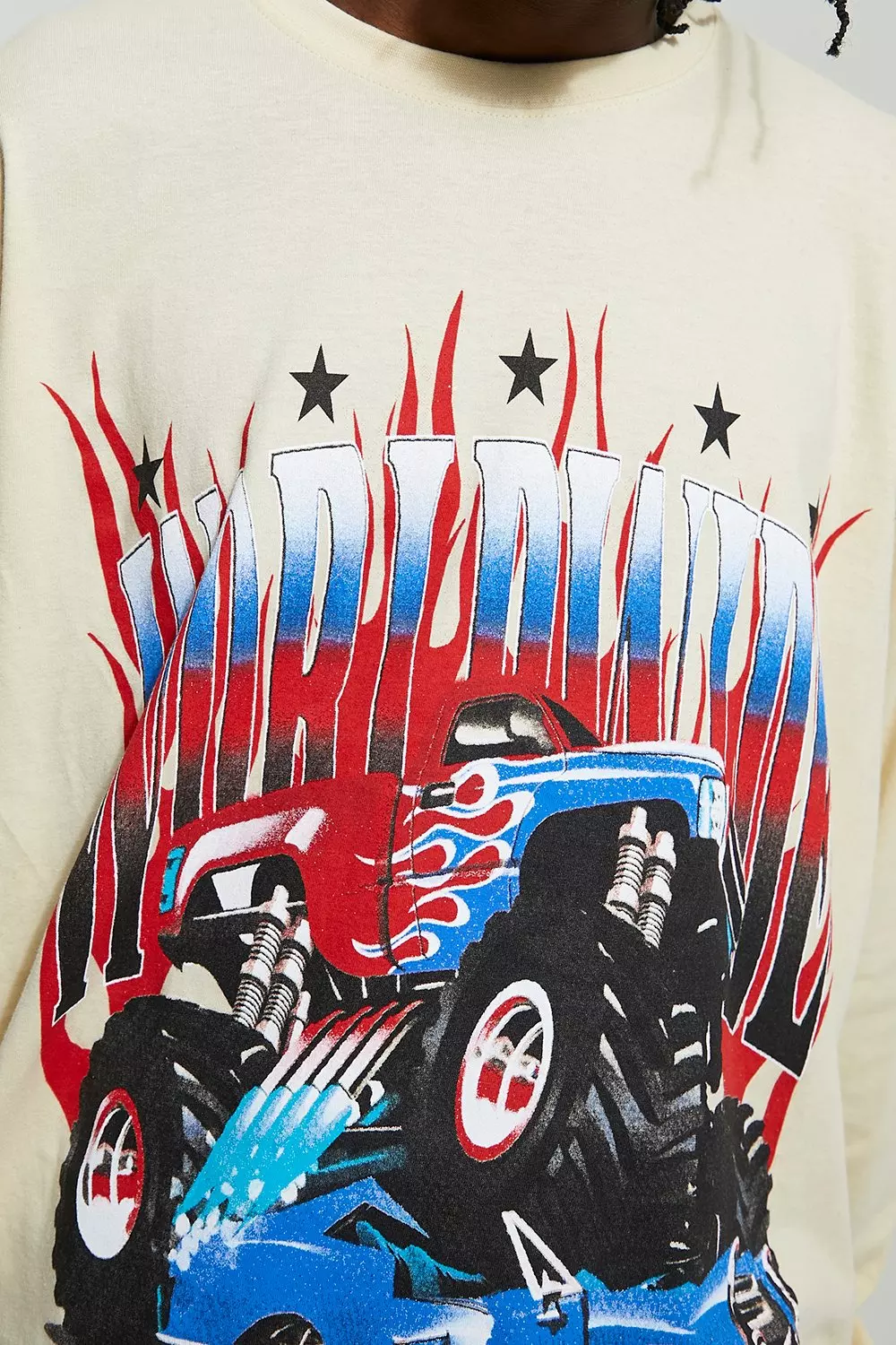 boohooMAN Oversized Car Graphic T-Shirt - Black - Size L