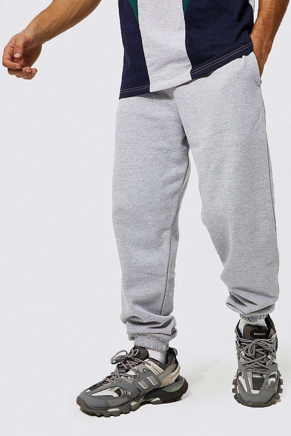 grey marl basic joggers