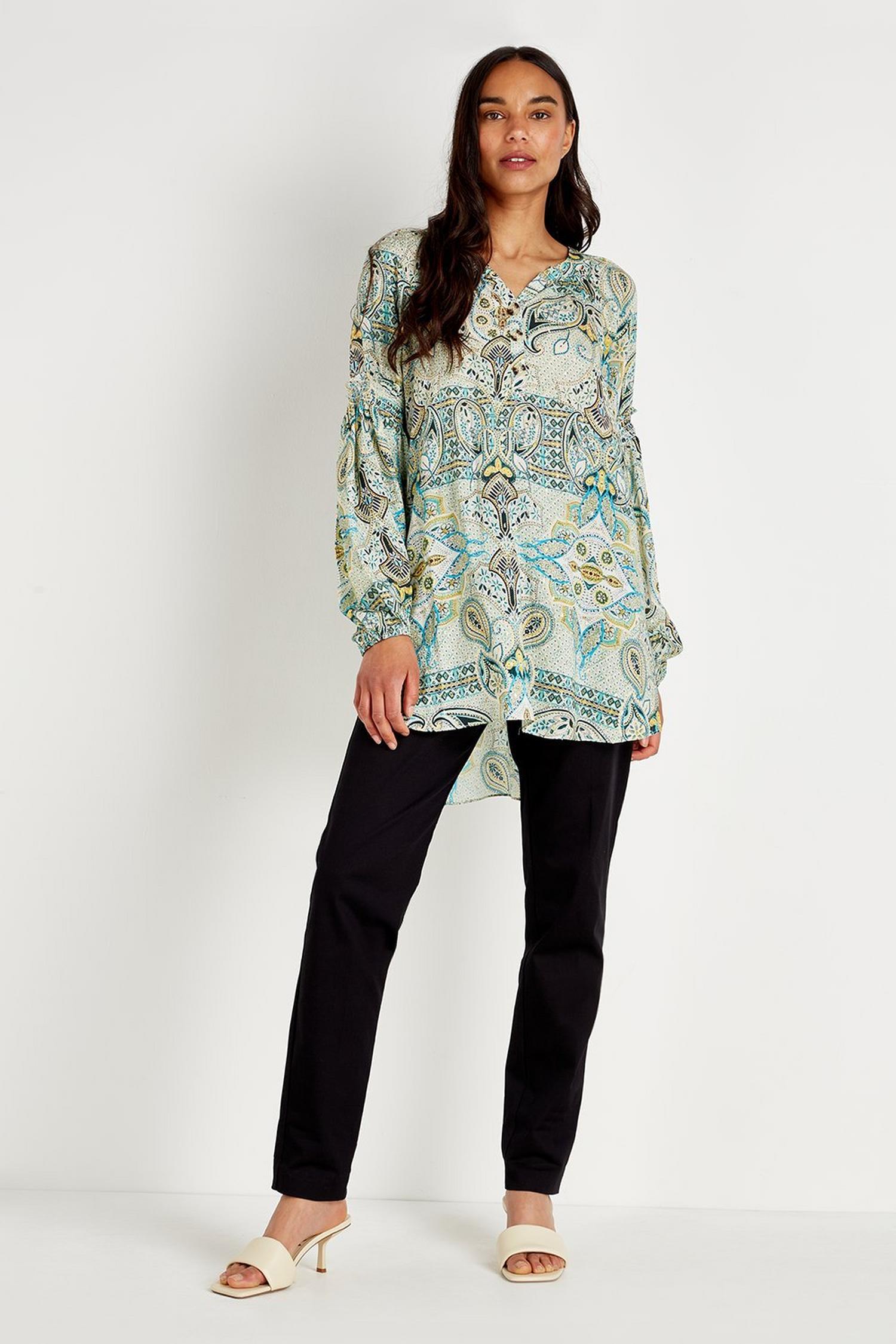 Metallic Paisley Blouse | Wallis UK