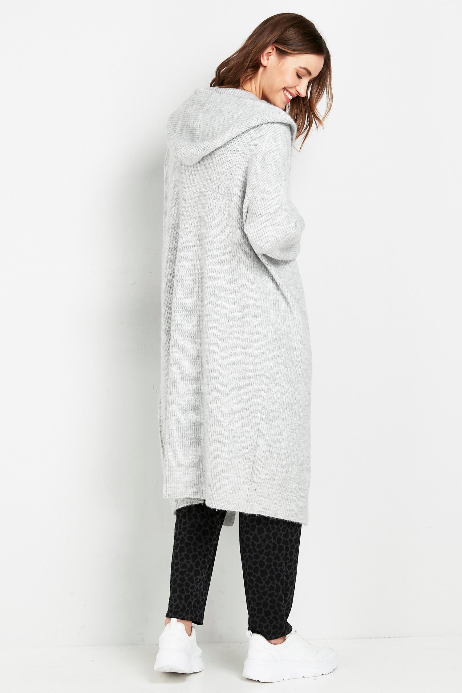 Grey Hooded Cardigan | Wallis UK