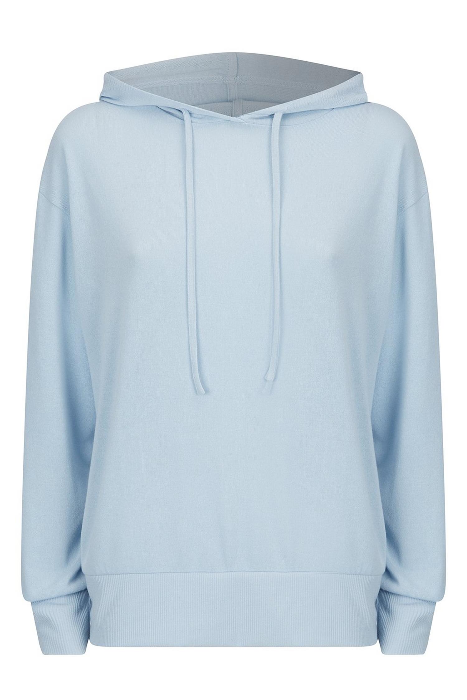 Plain blue sweatshirt