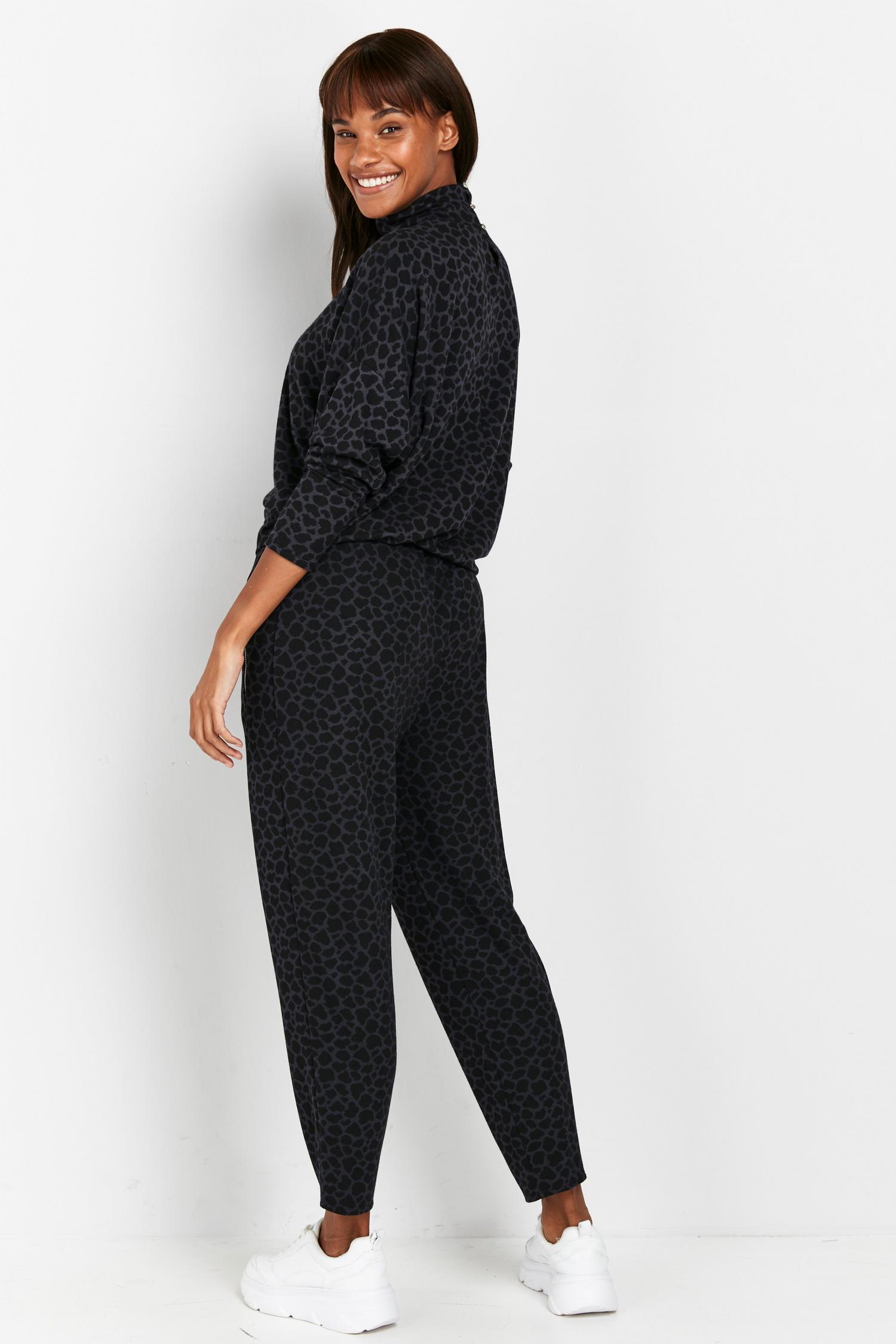 animal print joggers womens