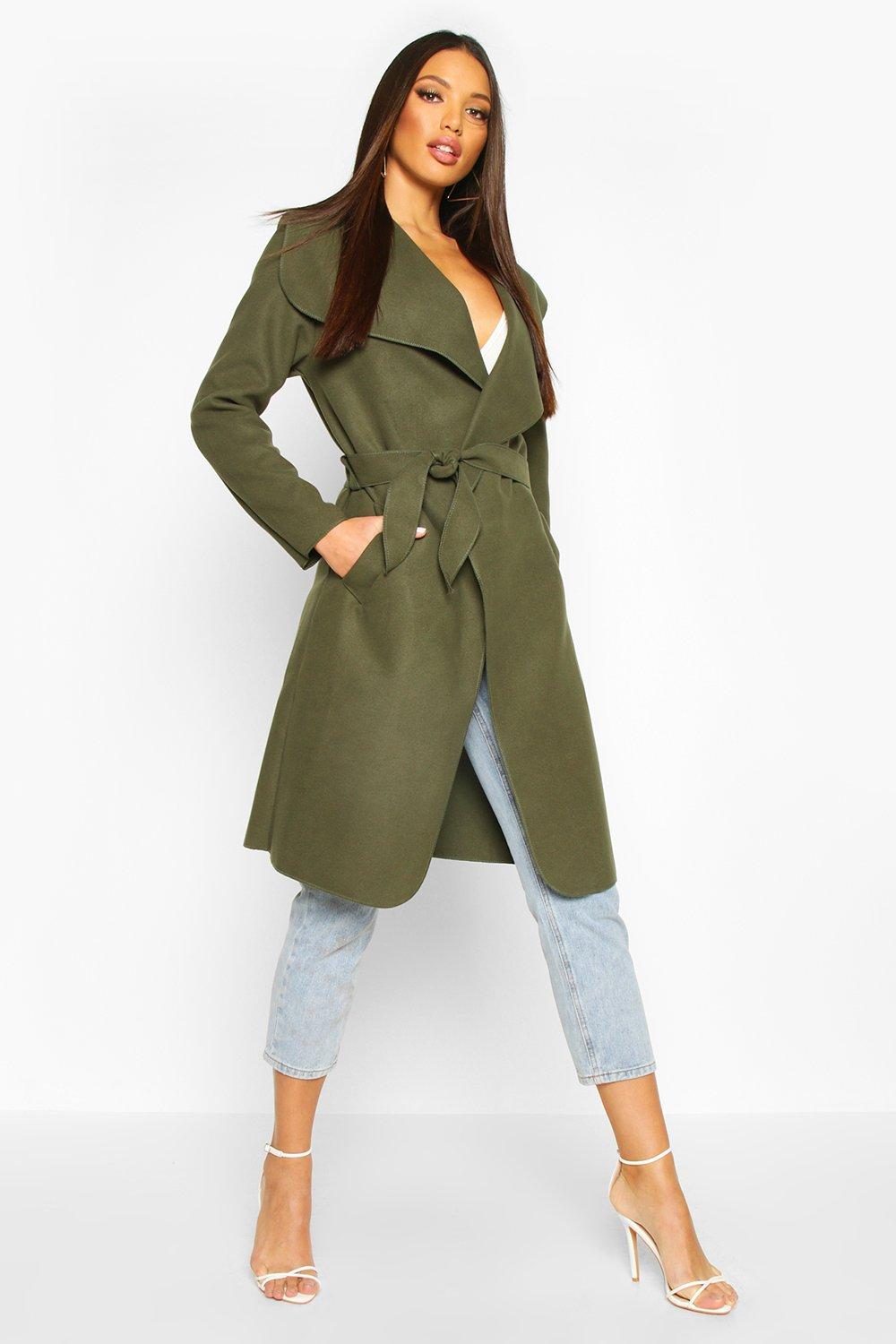 trench donna cammello