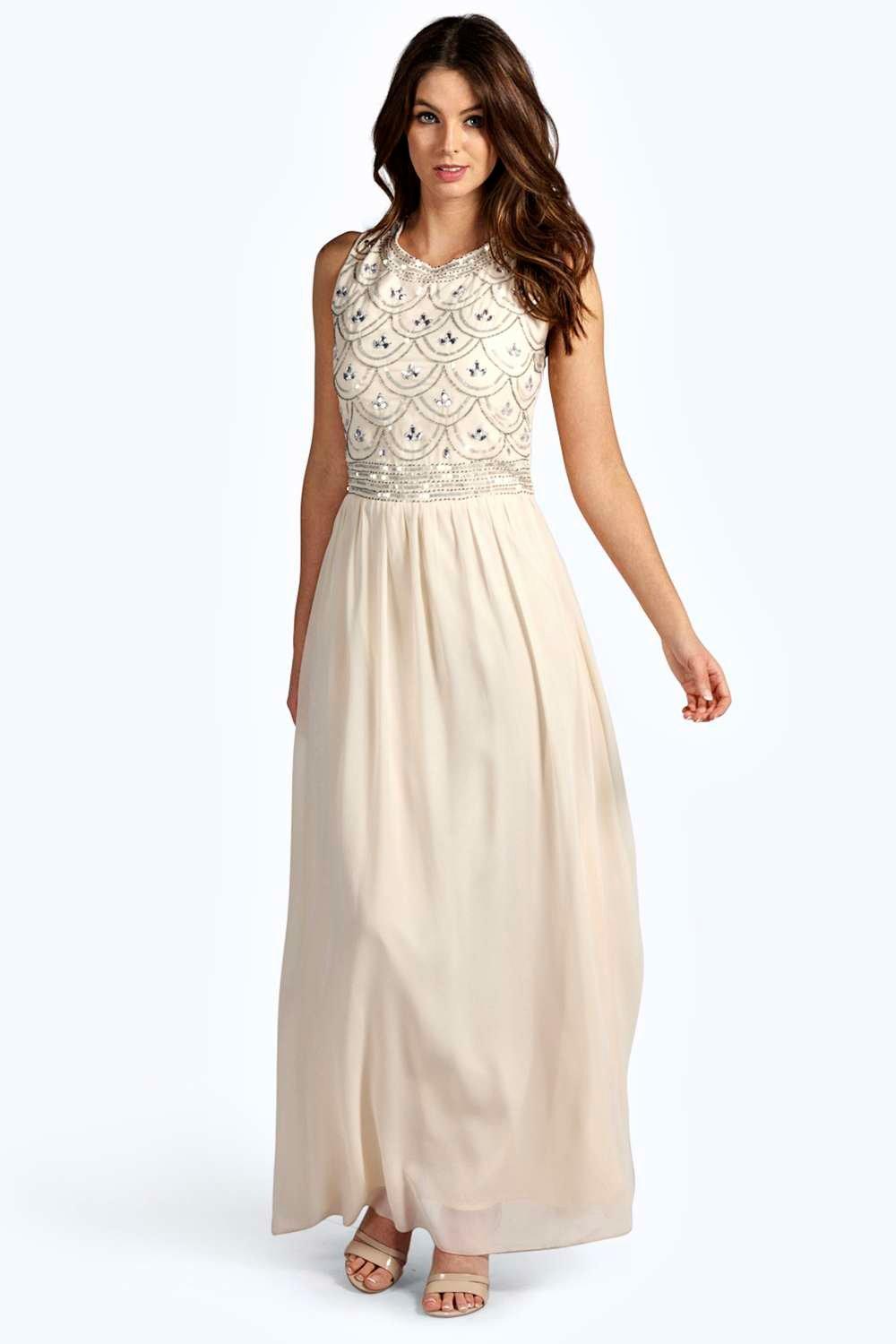 boutique embellished maxi dress