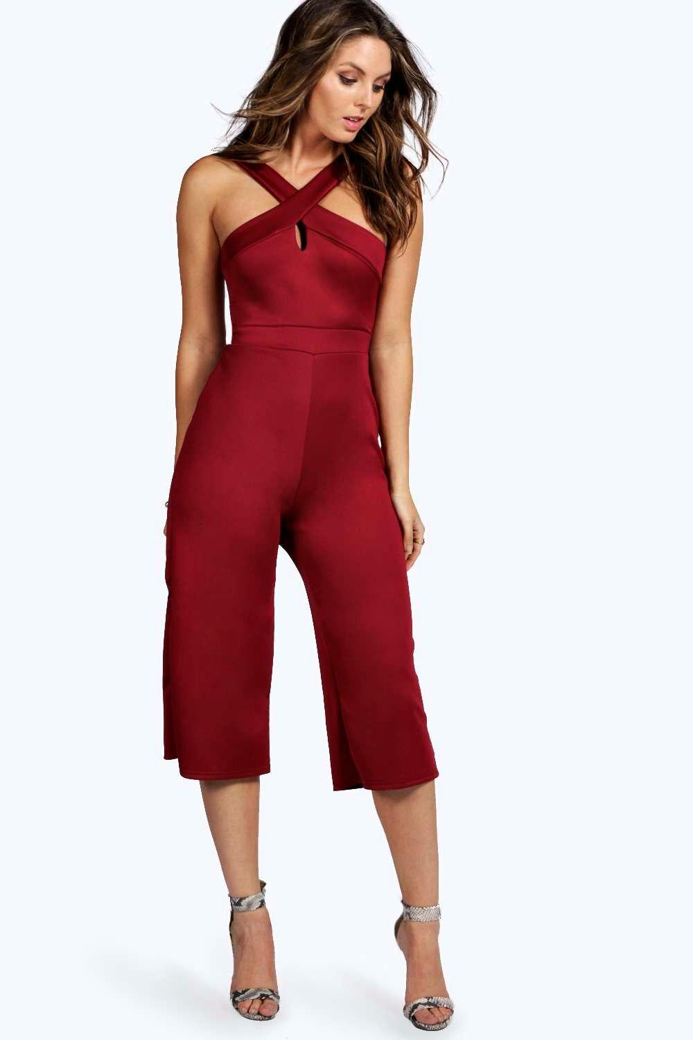 boohoo culotte jumpsuit