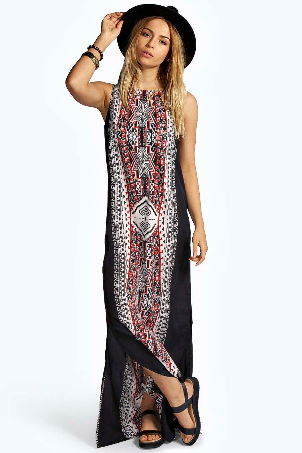 maxi column dress