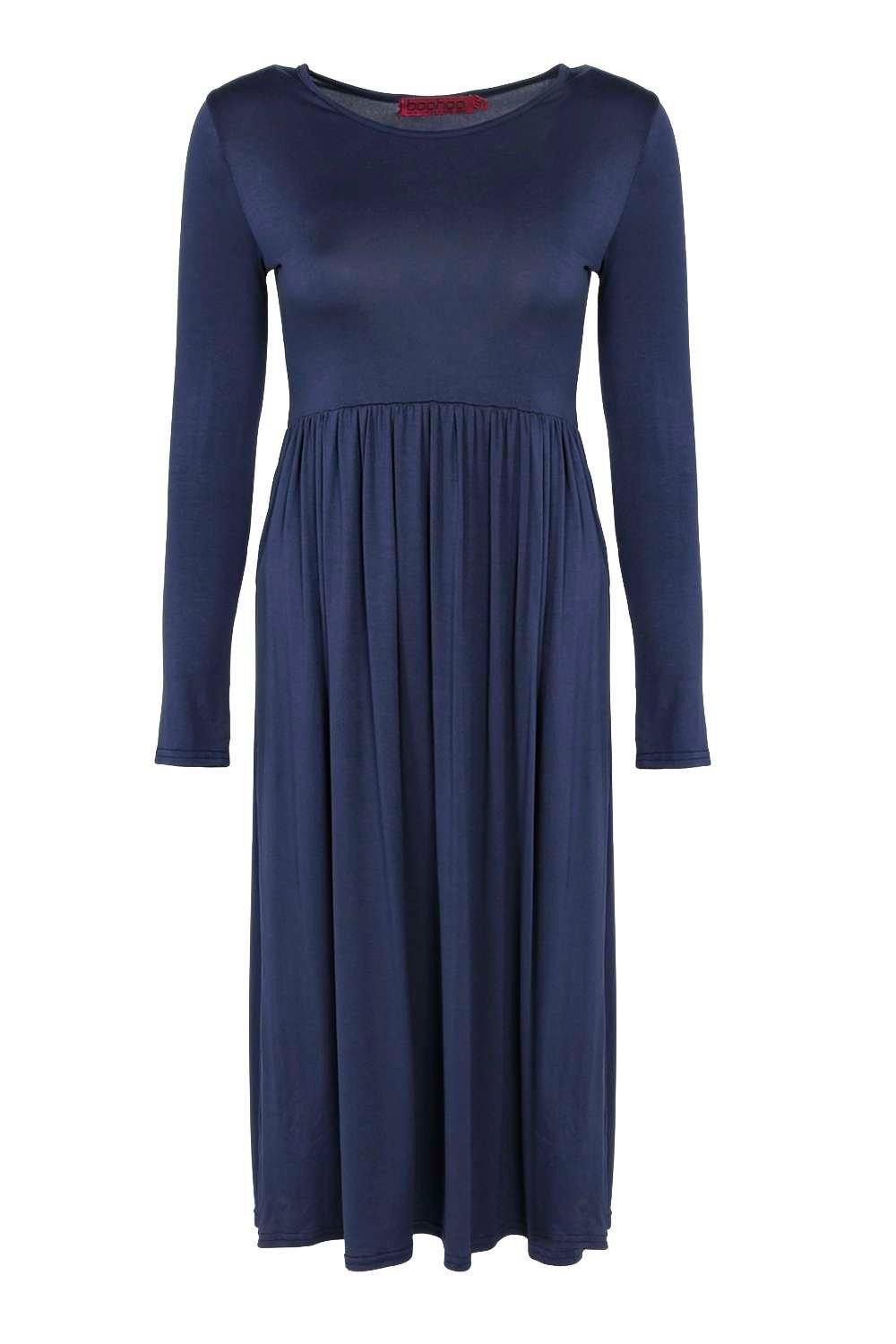 Mia Long Sleeve Midi Dress