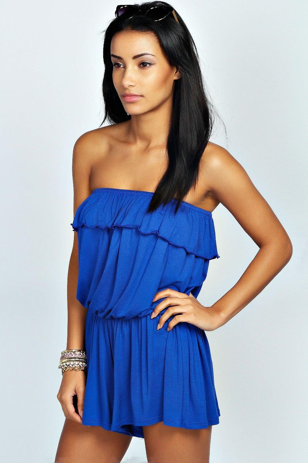 jersey bandeau playsuit