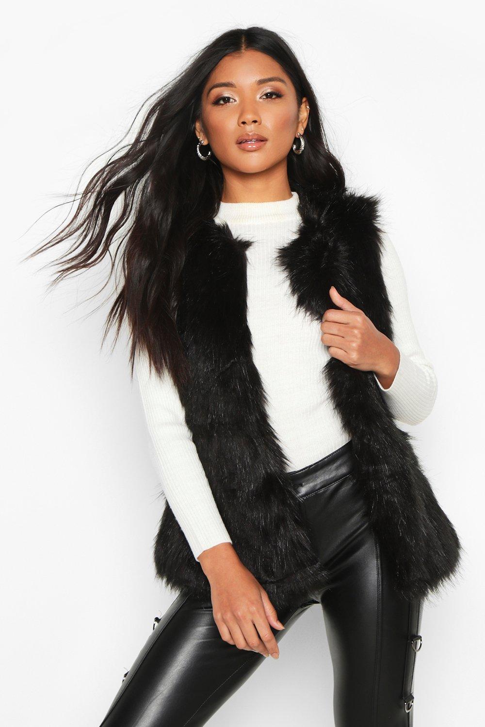 fur gilet