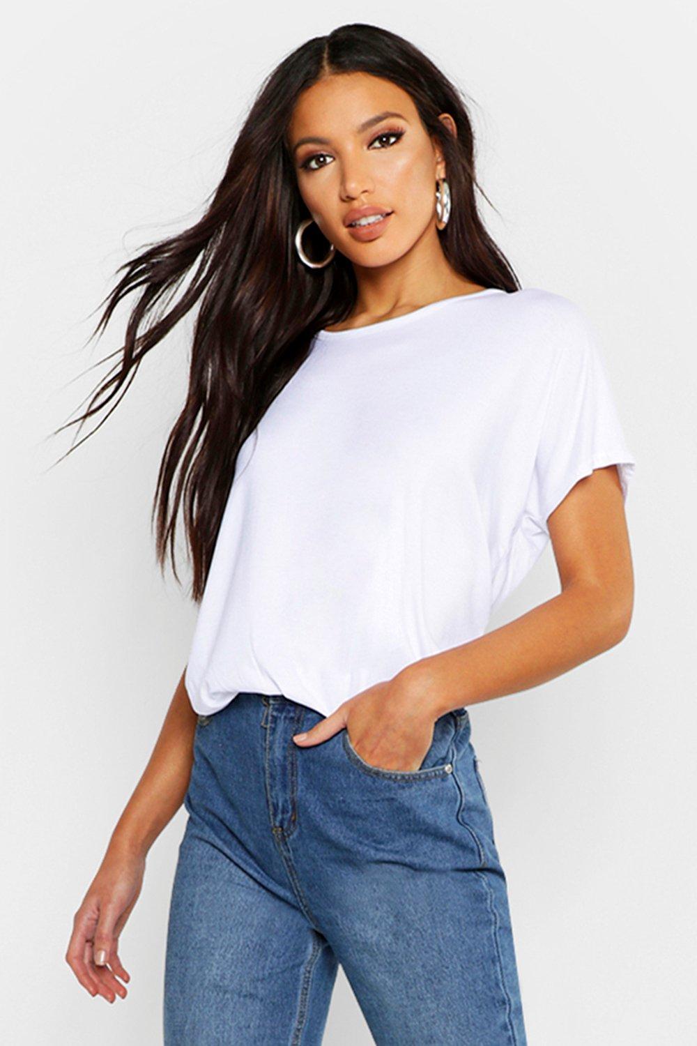 Jasmin Basic Oversized Tee | Boohoo