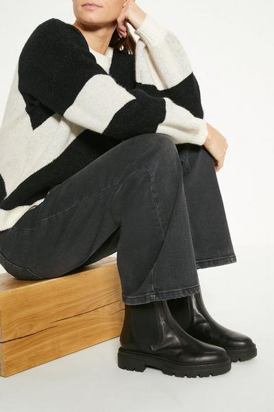 Leather Chelsea Ankle Boot